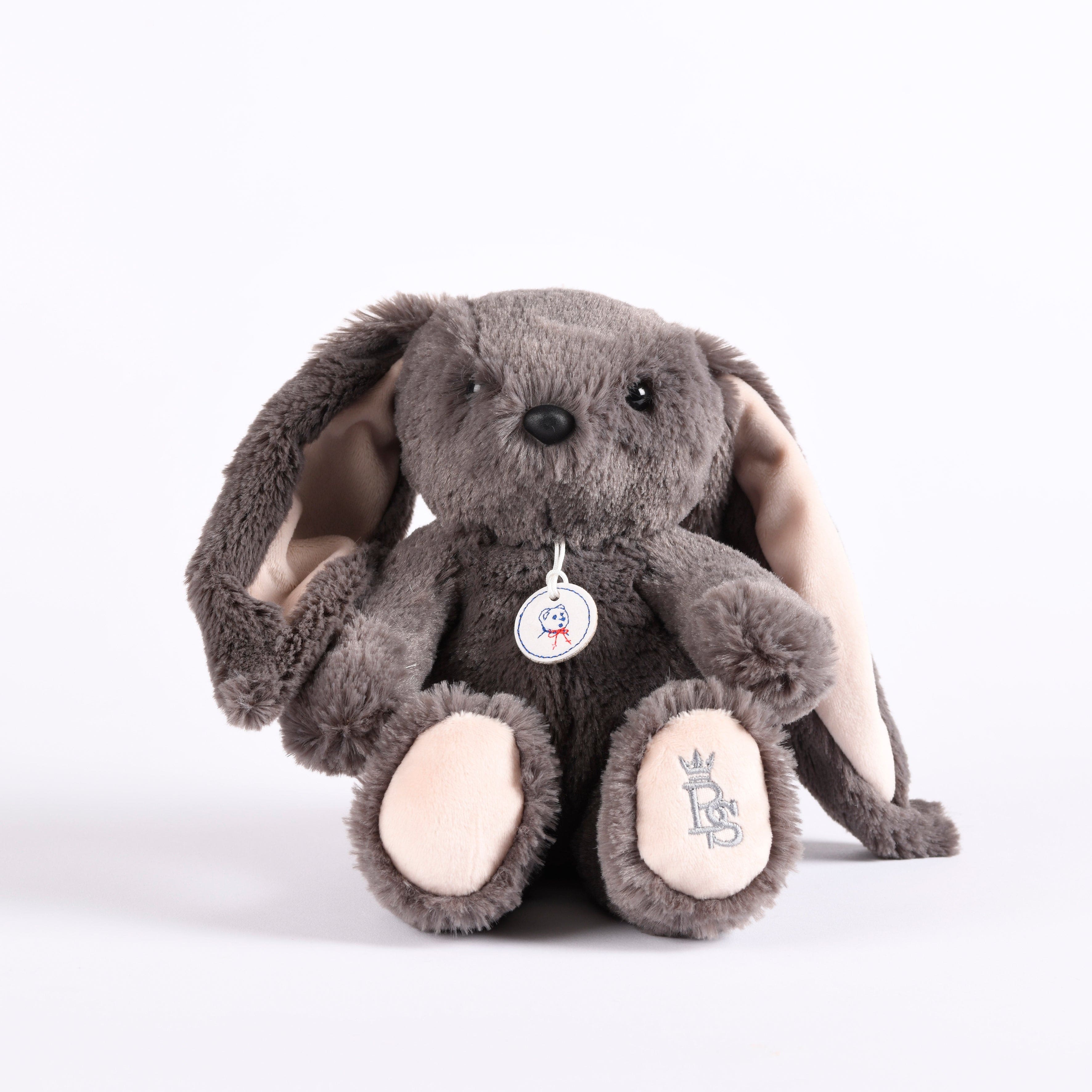 Lapinou | Grey Plush Bunny Toy (20cm) | Made In France