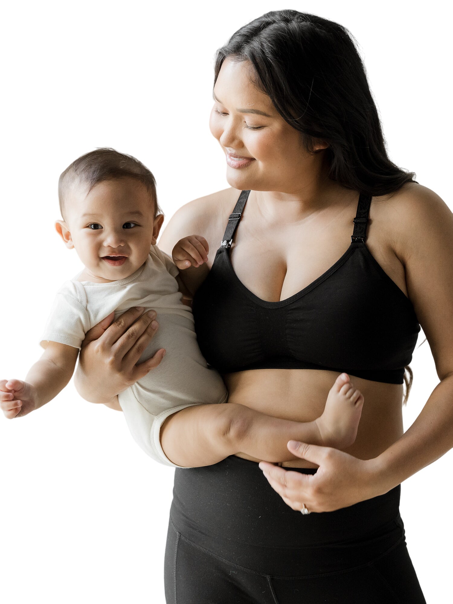 Sublime® Hands-free Pumping & Nursing Sports Bra | Black