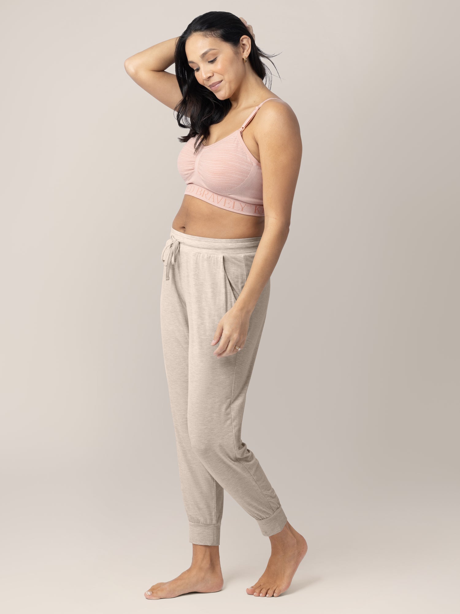 Sublime® Hands-free Pumping & Nursing Bra | Pink Heather