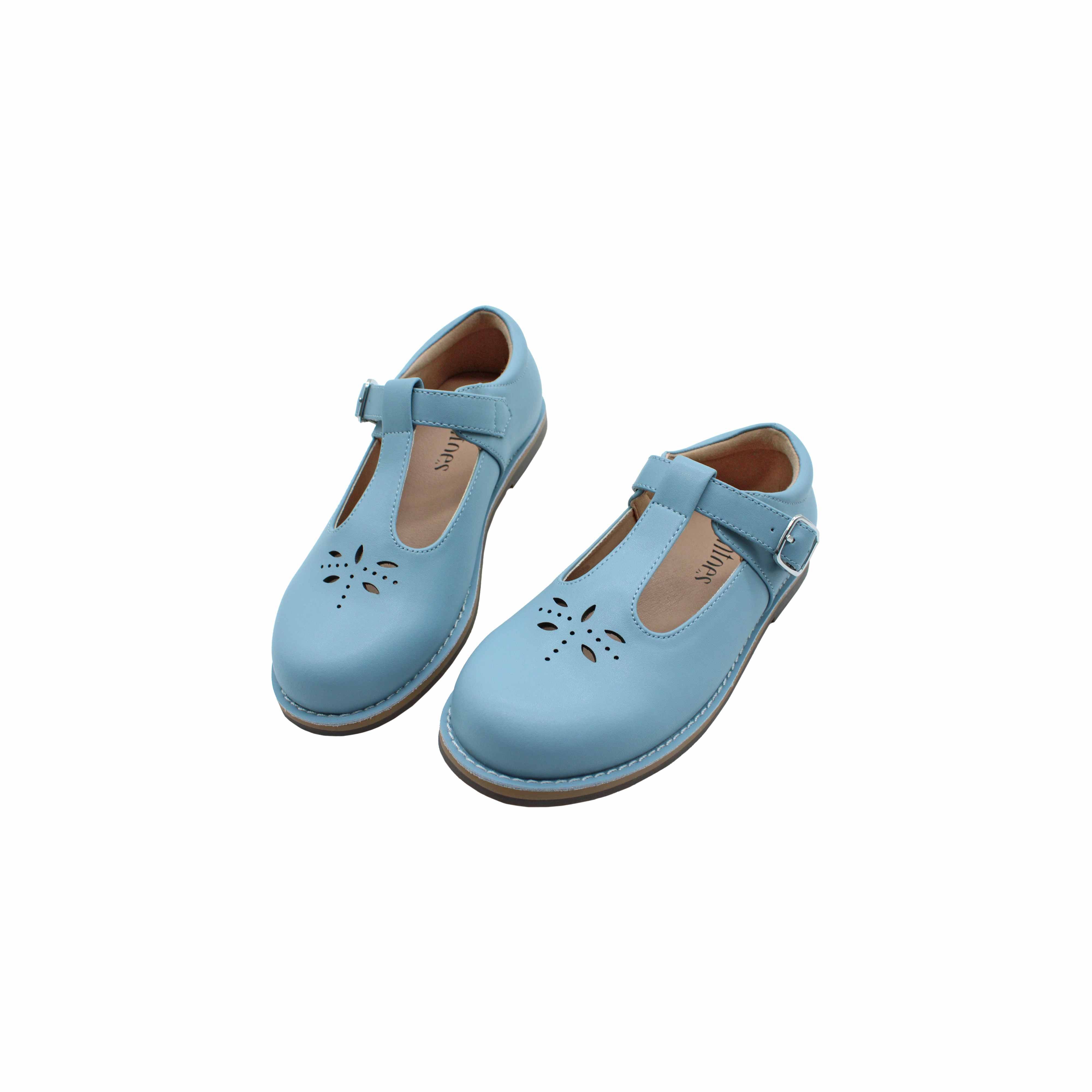 Dusty Blue Leather