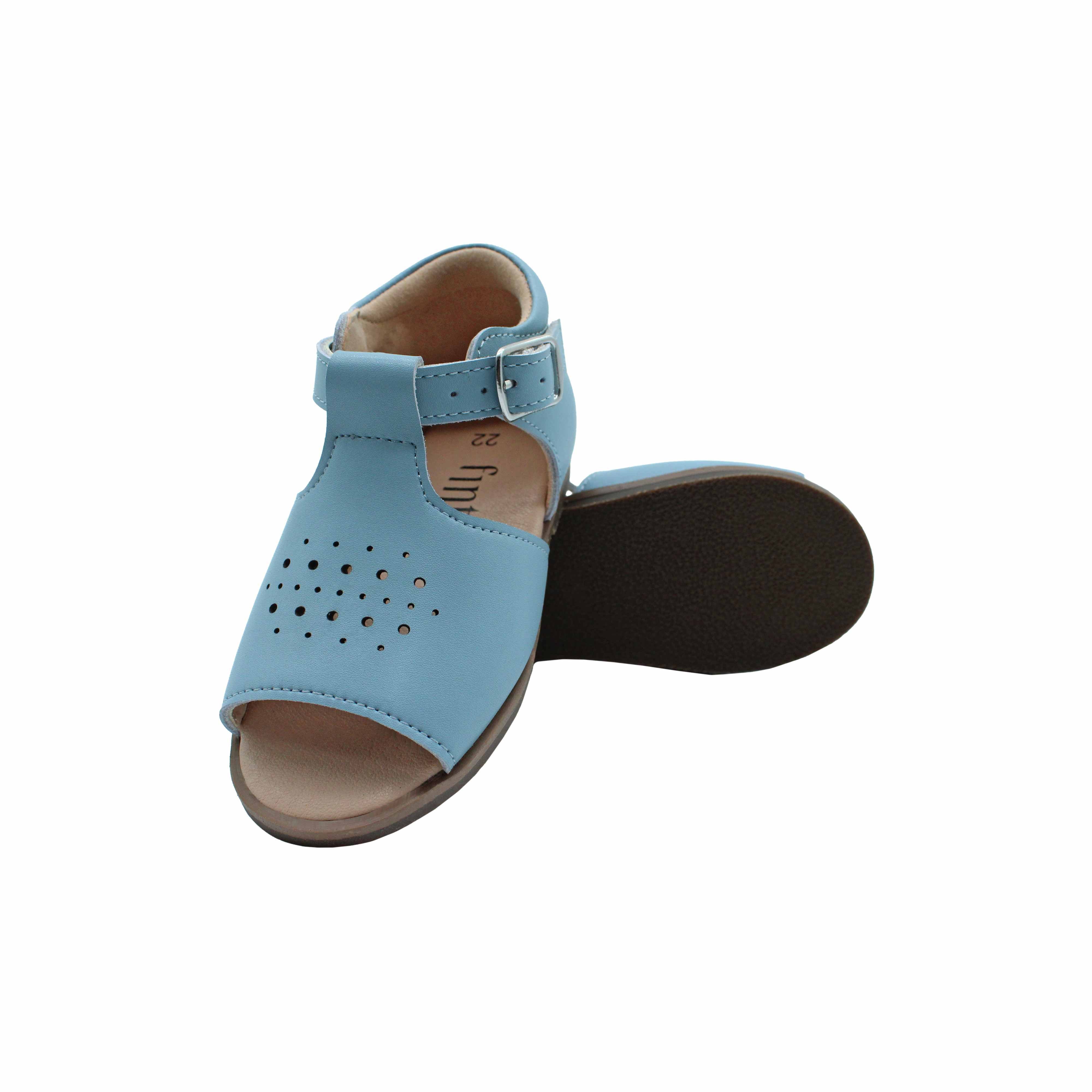 Dusty Blue Leather