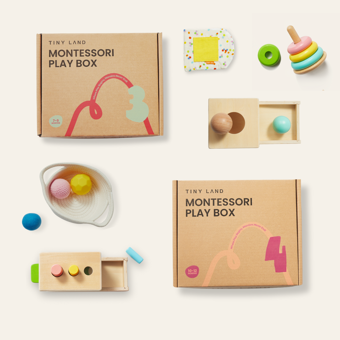 Tiny Land® Montessori Early Skills Baby Set(7–12 Months)