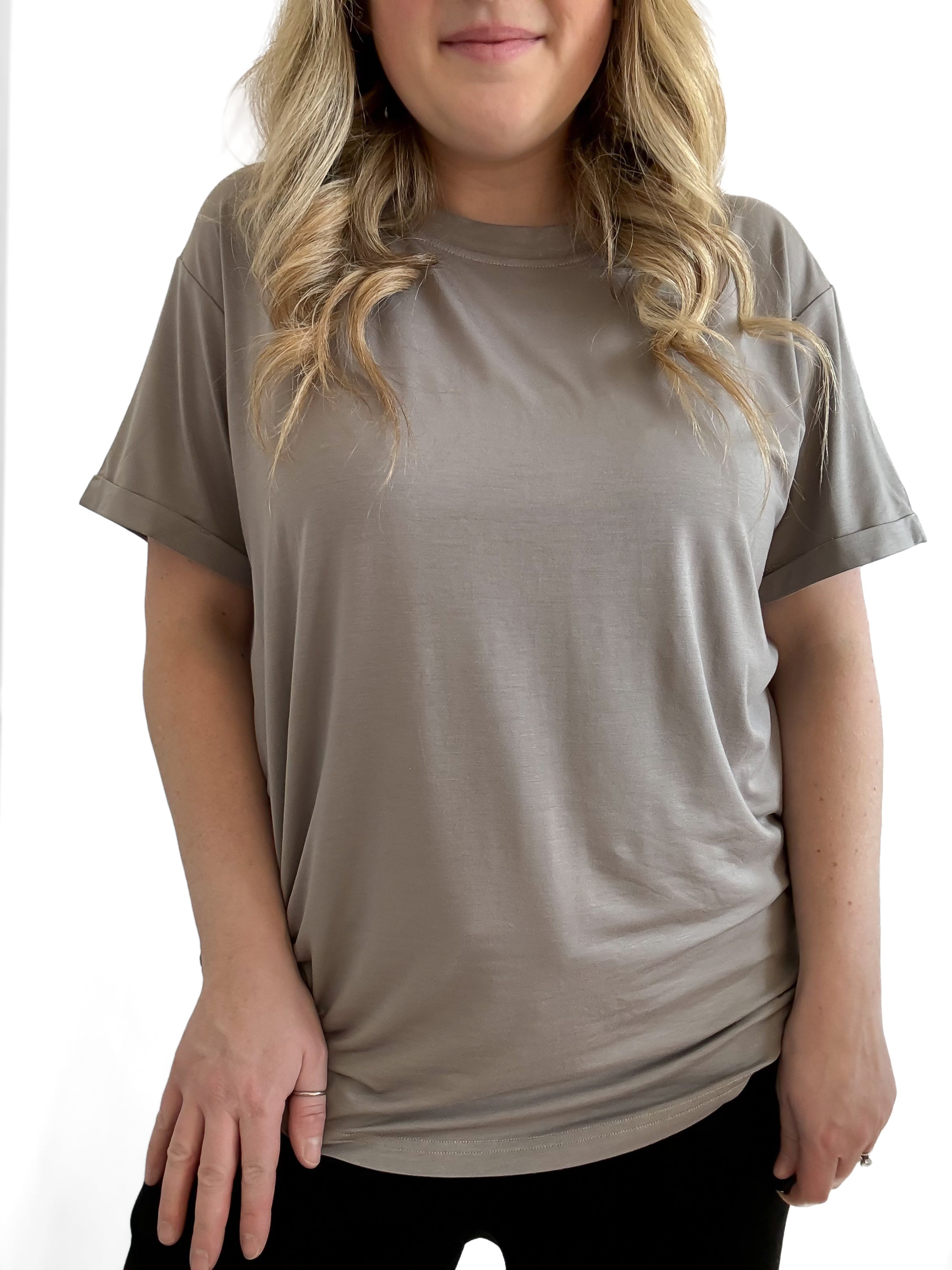 Adult - Bamboo Basic Tee - Slate