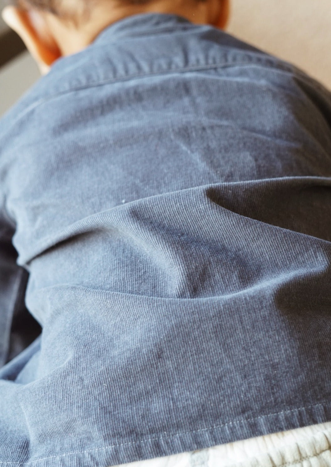 Milo | Corduroy Long Sleeve Button Shirt | Dusk