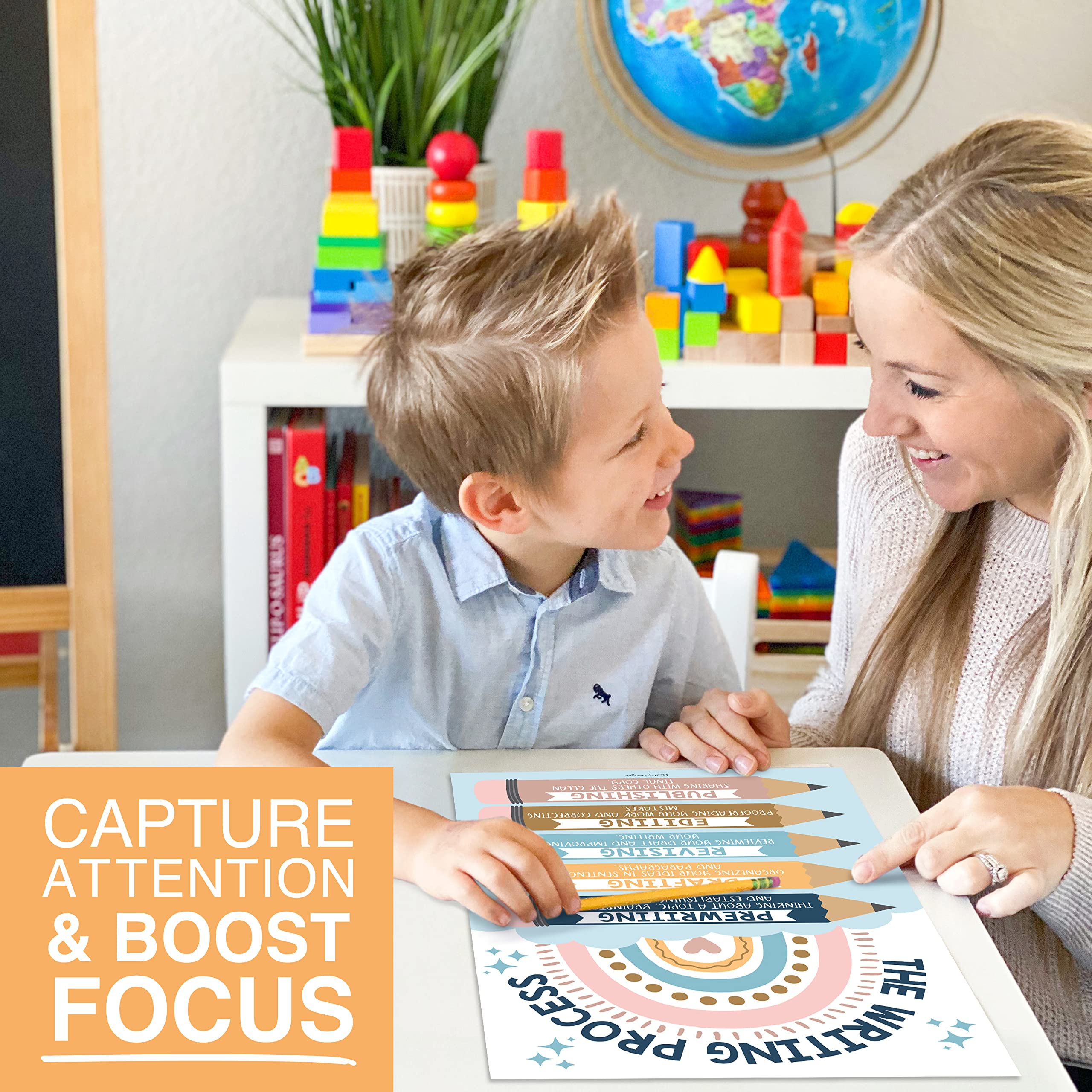 Parts Of Speech Kit: Boho 4 Poster Pack