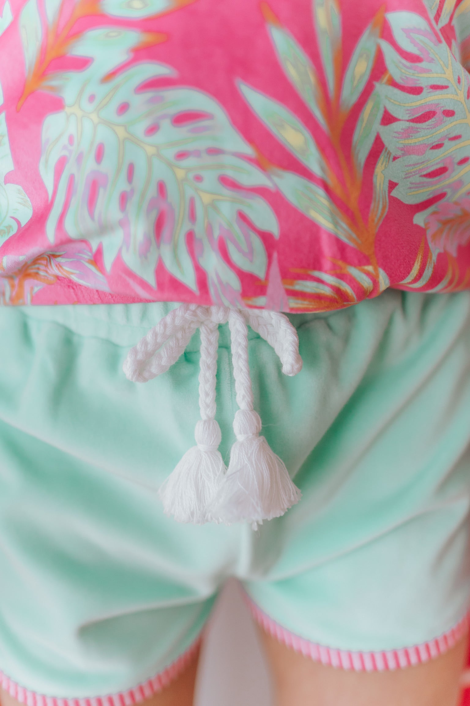 Pink Palm Paradise Shirt & Short Set