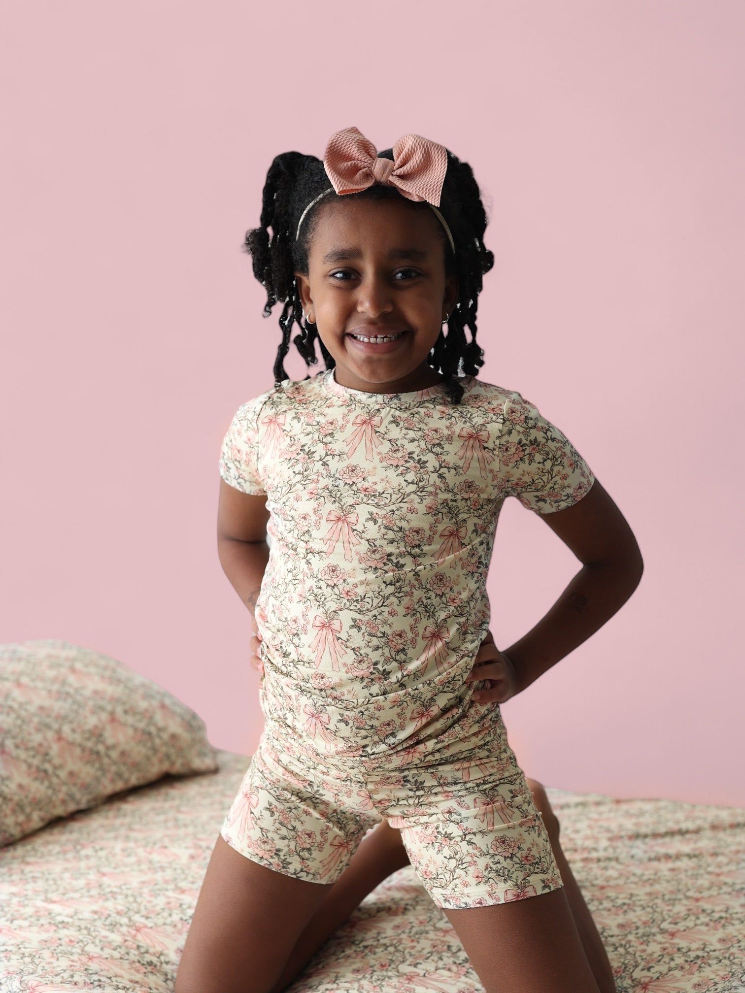 Victorian Bloom Dream Short Set