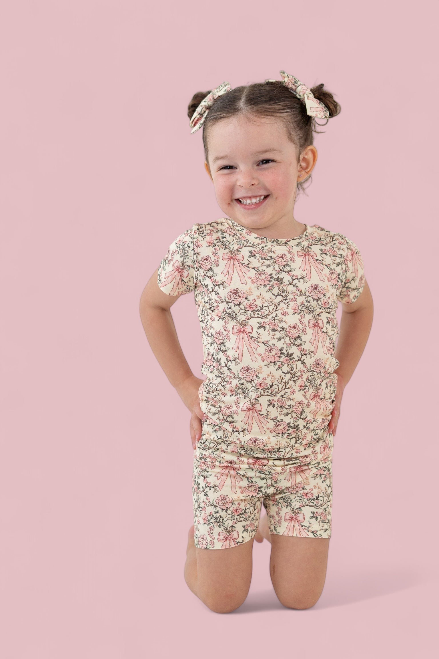 Victorian Bloom Dream Short Set