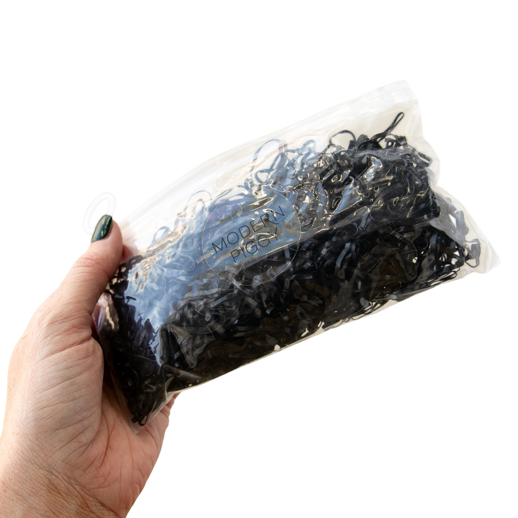 Hair Elastics (pack Of 1000) W/ Pony Pick