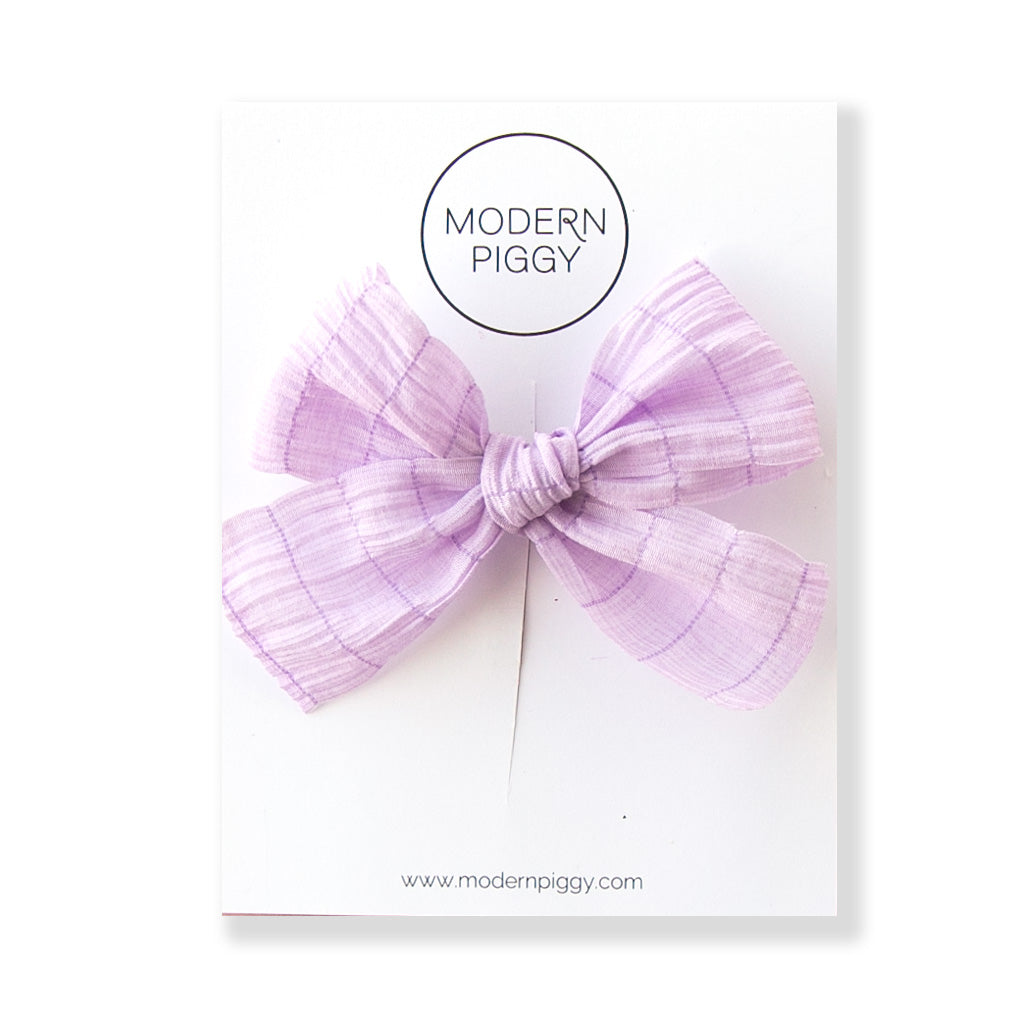 Pastel Purple | Ribbon Bow