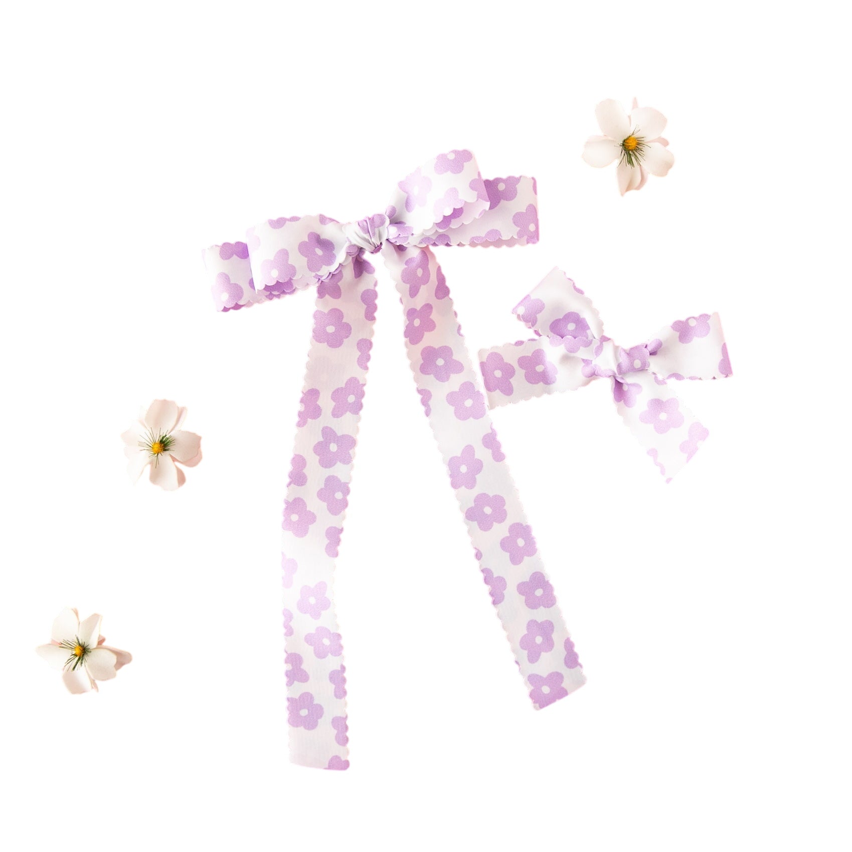 Mod Daisy - Purple | Statement Ribbon Bow