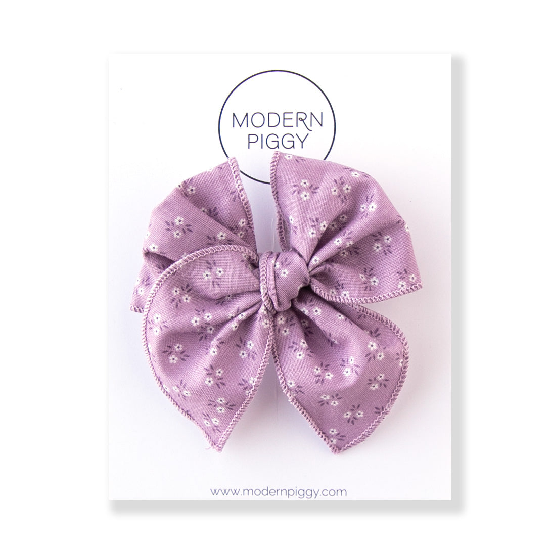 Violet | Petite Party Bow