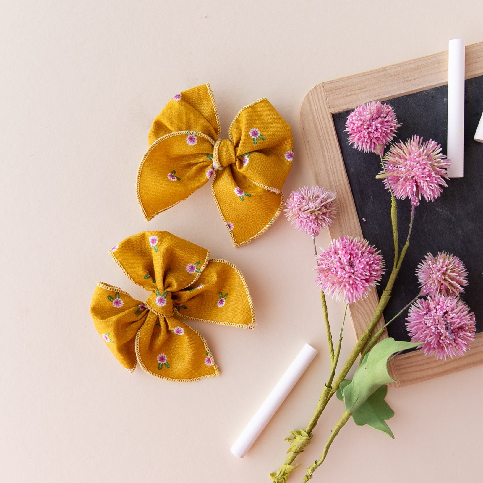 Dandelion | Pigtail Set - Petite Party Bow