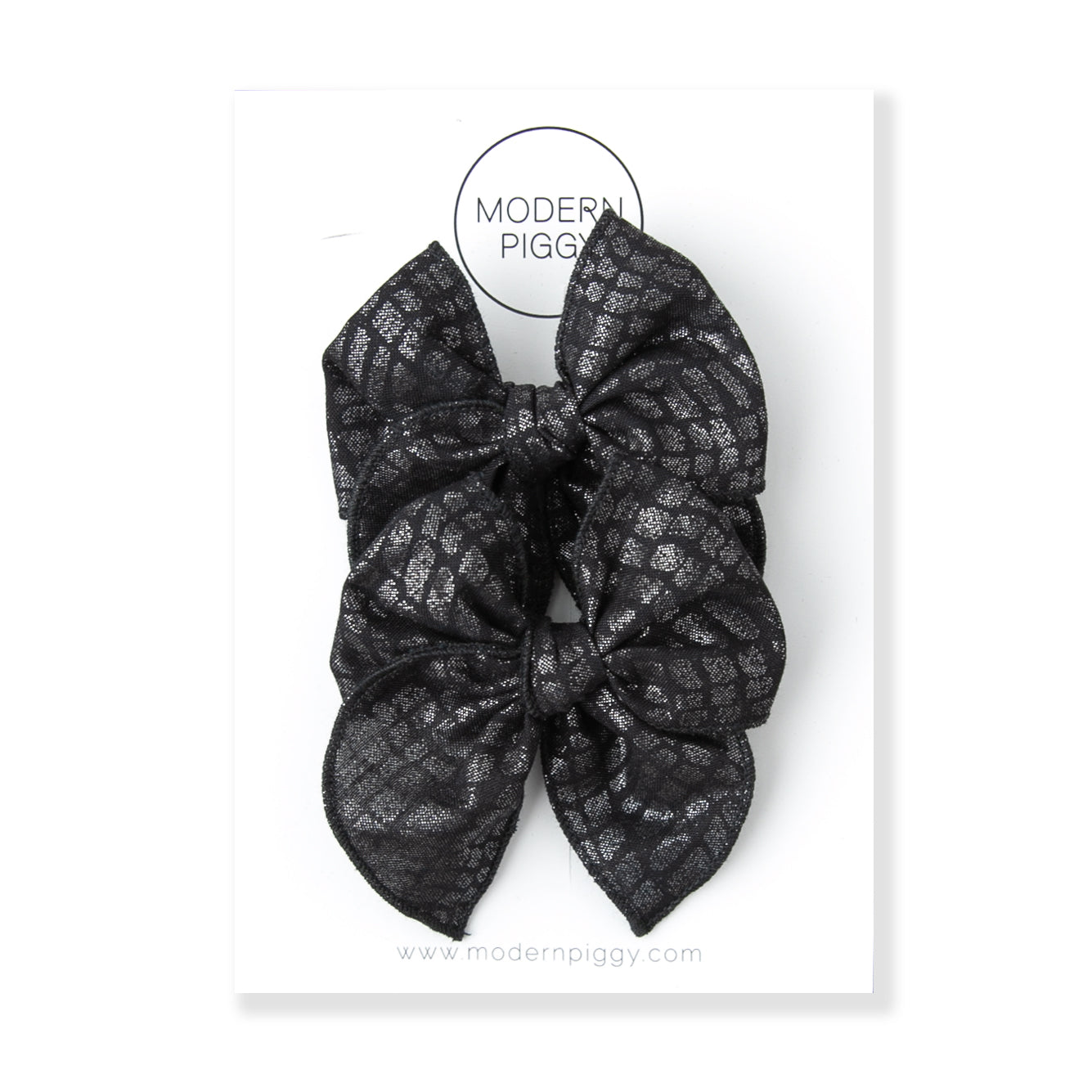 Snake Skin | Pigtail Set - Petite Party Bow