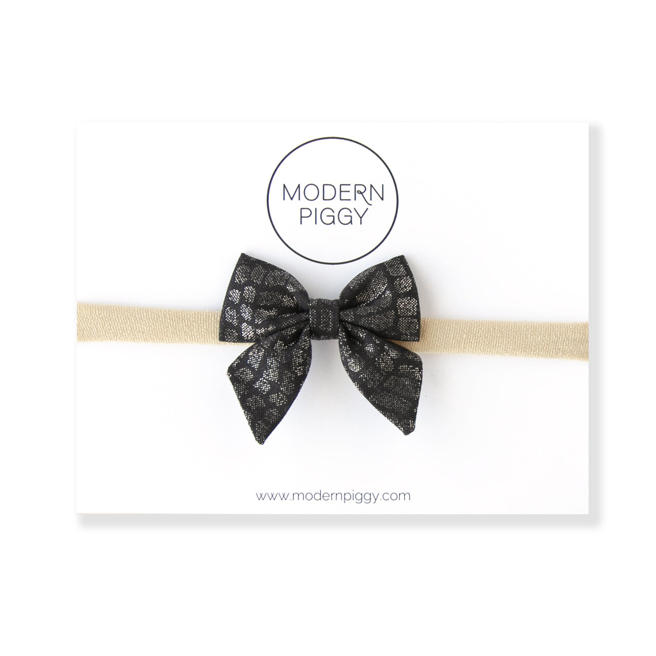 Snake Skin | Mini Piggy Bow