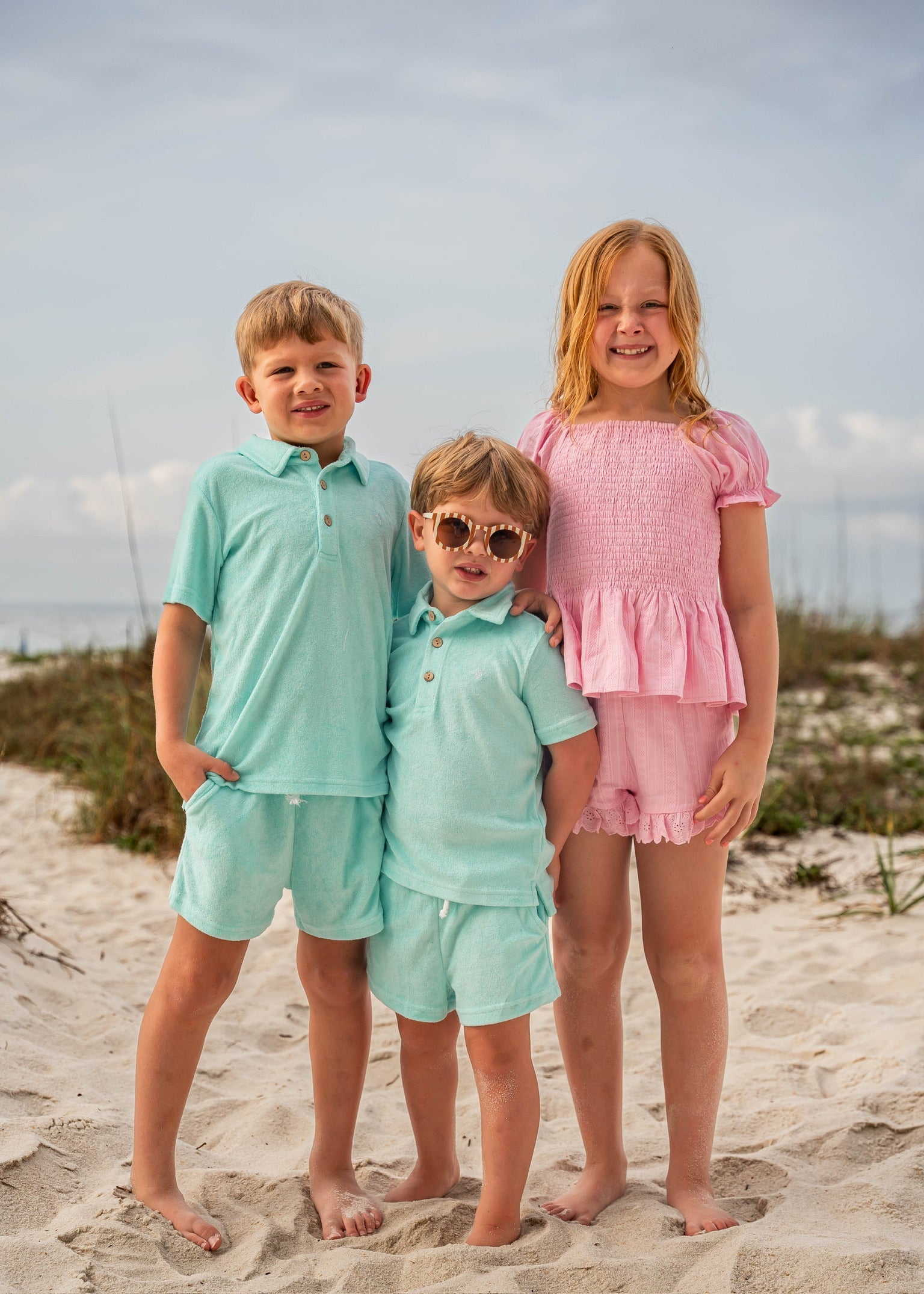 Cotton Candy Blue Lanier Bamboo Terry Set