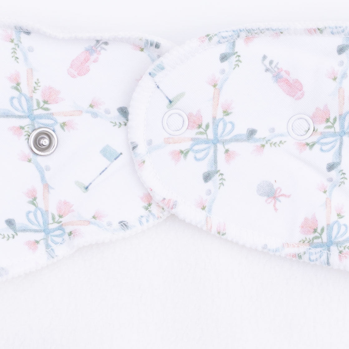 Golf Trellis Pink - Bandana Bib