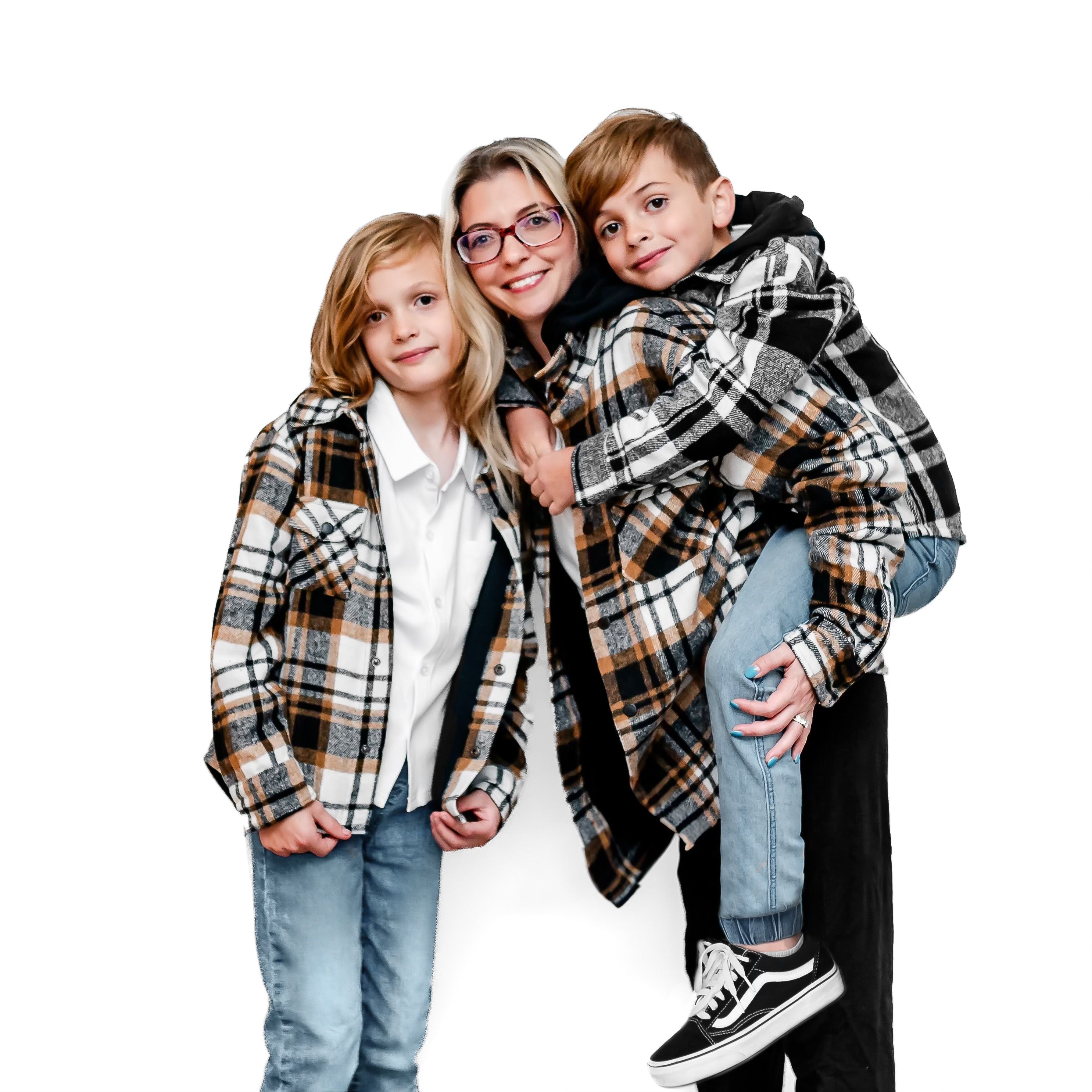 Adult - Flannel Jacket - Caramel