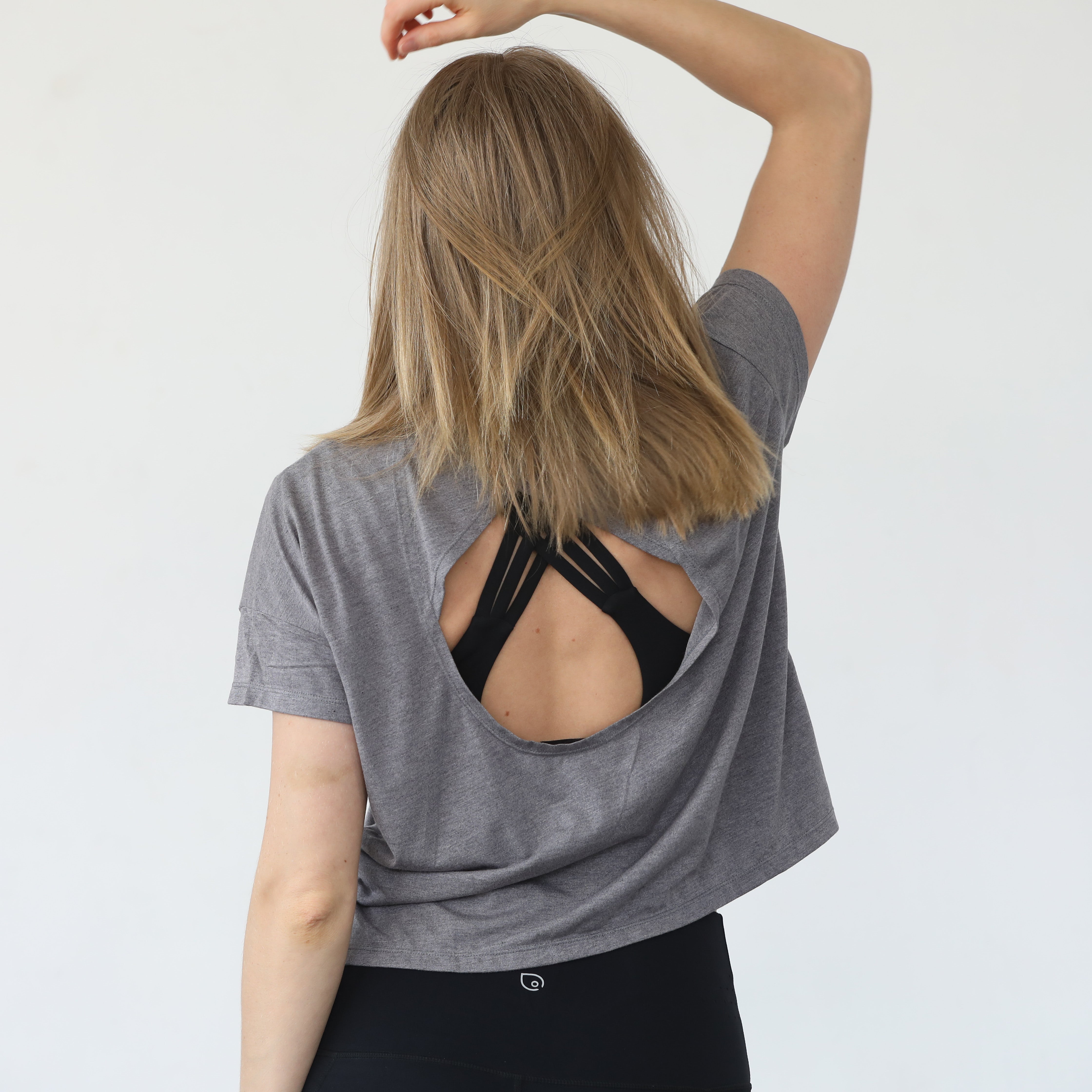 Abigail Short Sleeve Nursing T-shirt (dark Gray)