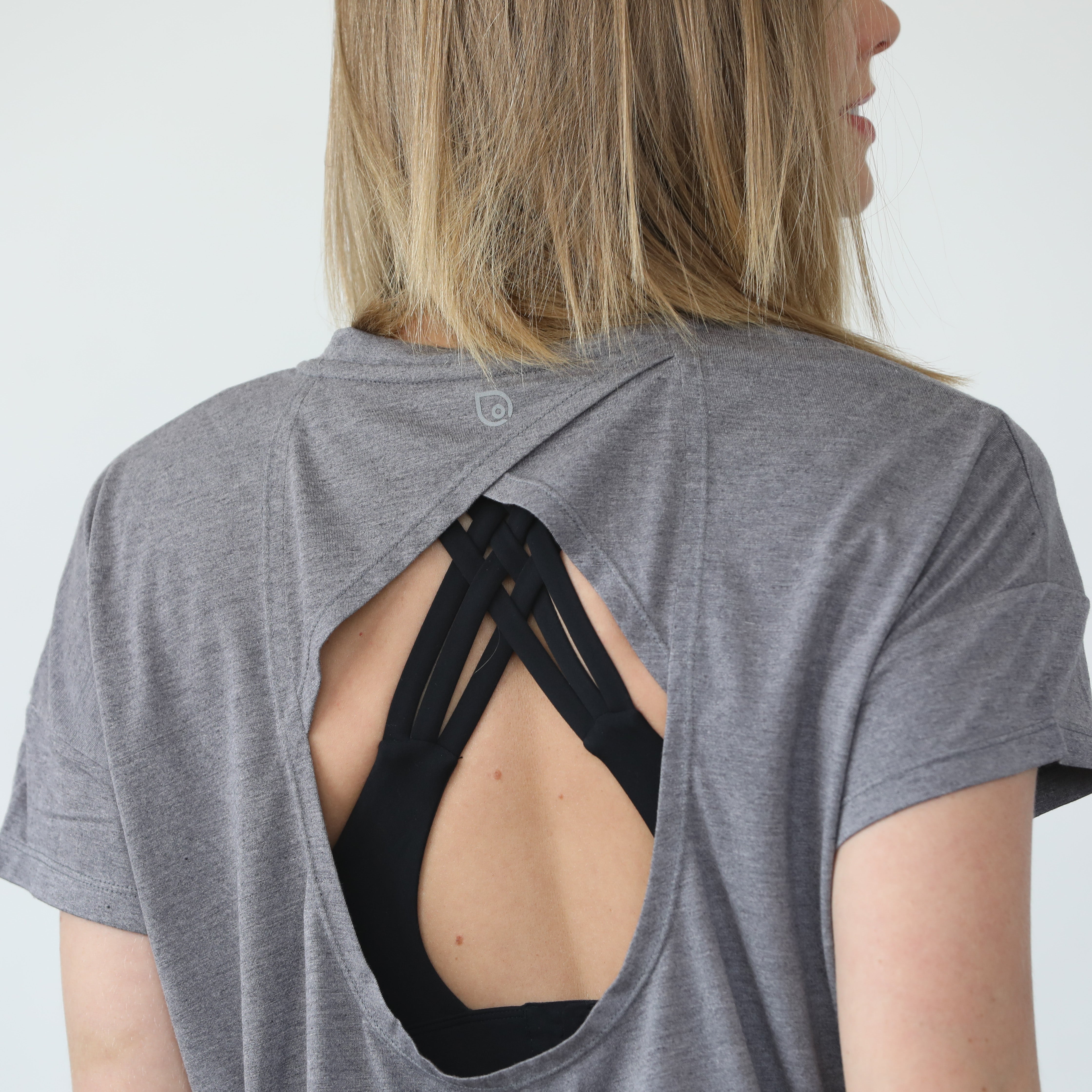 Abigail Short Sleeve Nursing T-shirt (dark Gray)