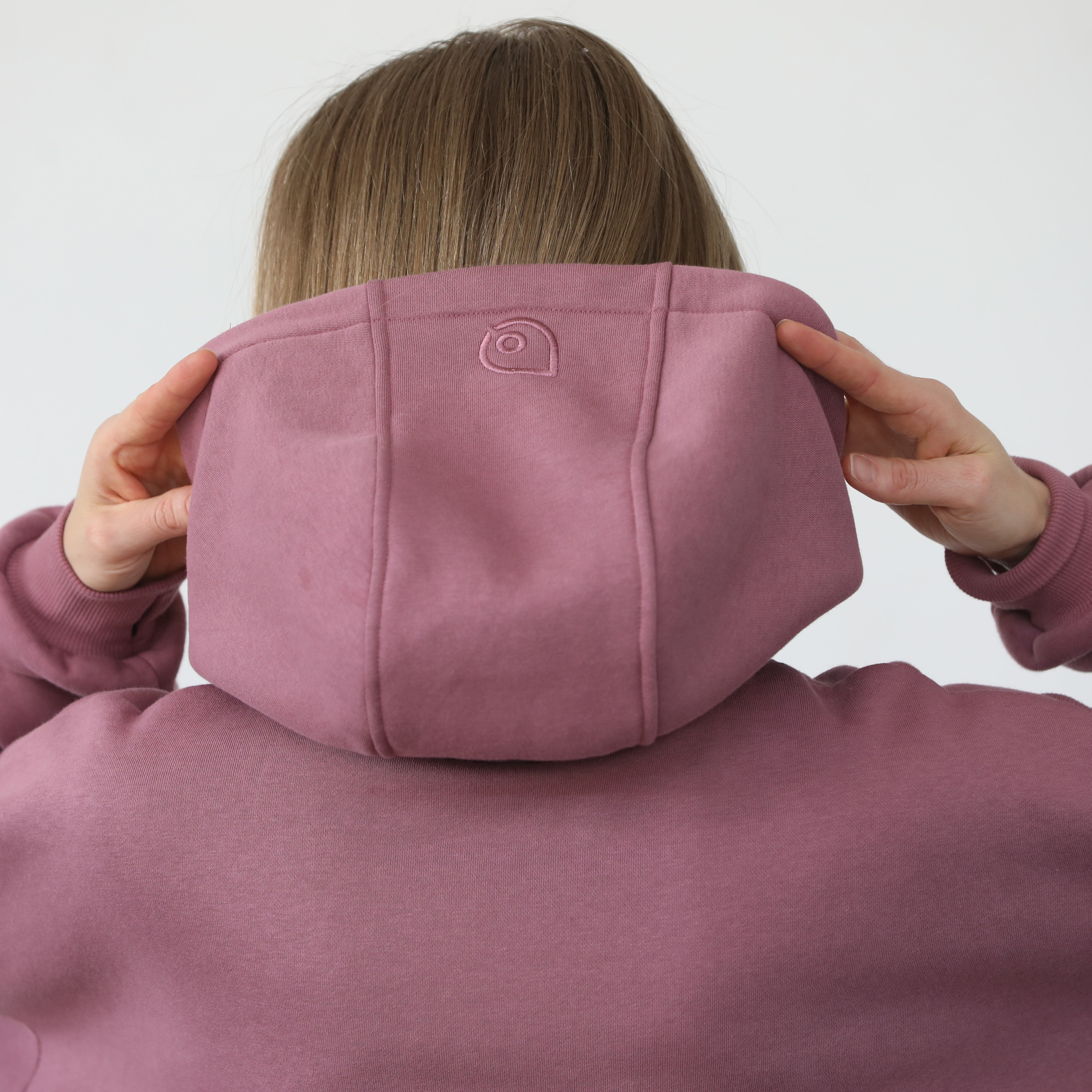 Isabella Ultra Soft Oversized Nursing & Pregnancy Hoodie (mauve Smoke)