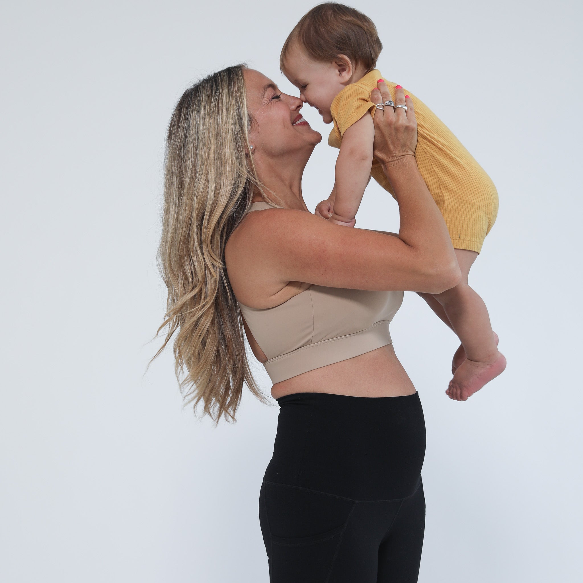 Venice High Impact Full Coverage Nursing Sports Bra (taupe)