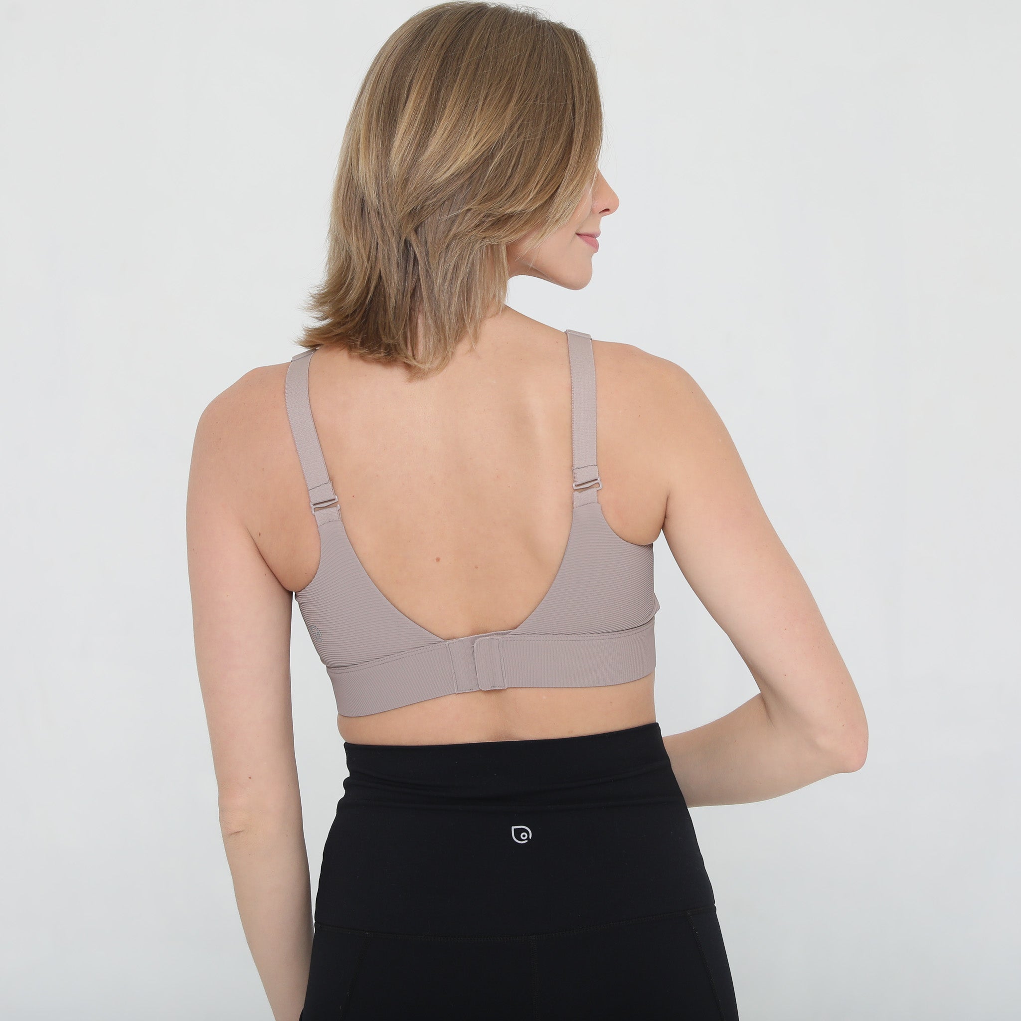 Maeve Run Times Sewn In Cups Nursing & Pumping Sports Bra (ribbed Chai)