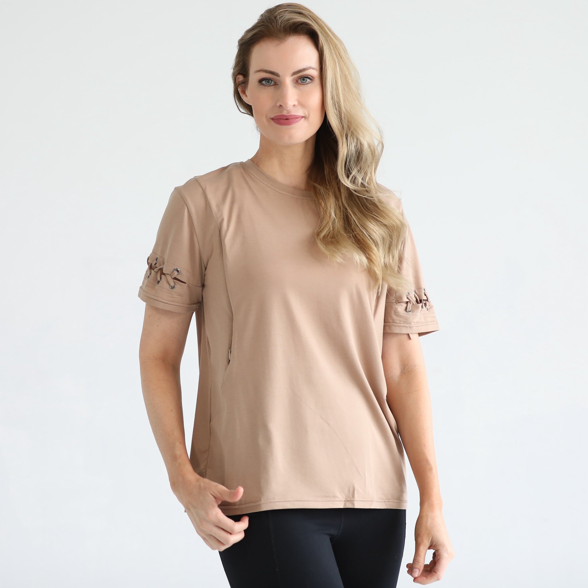 Casual Nursing T-shirt (taupe)
