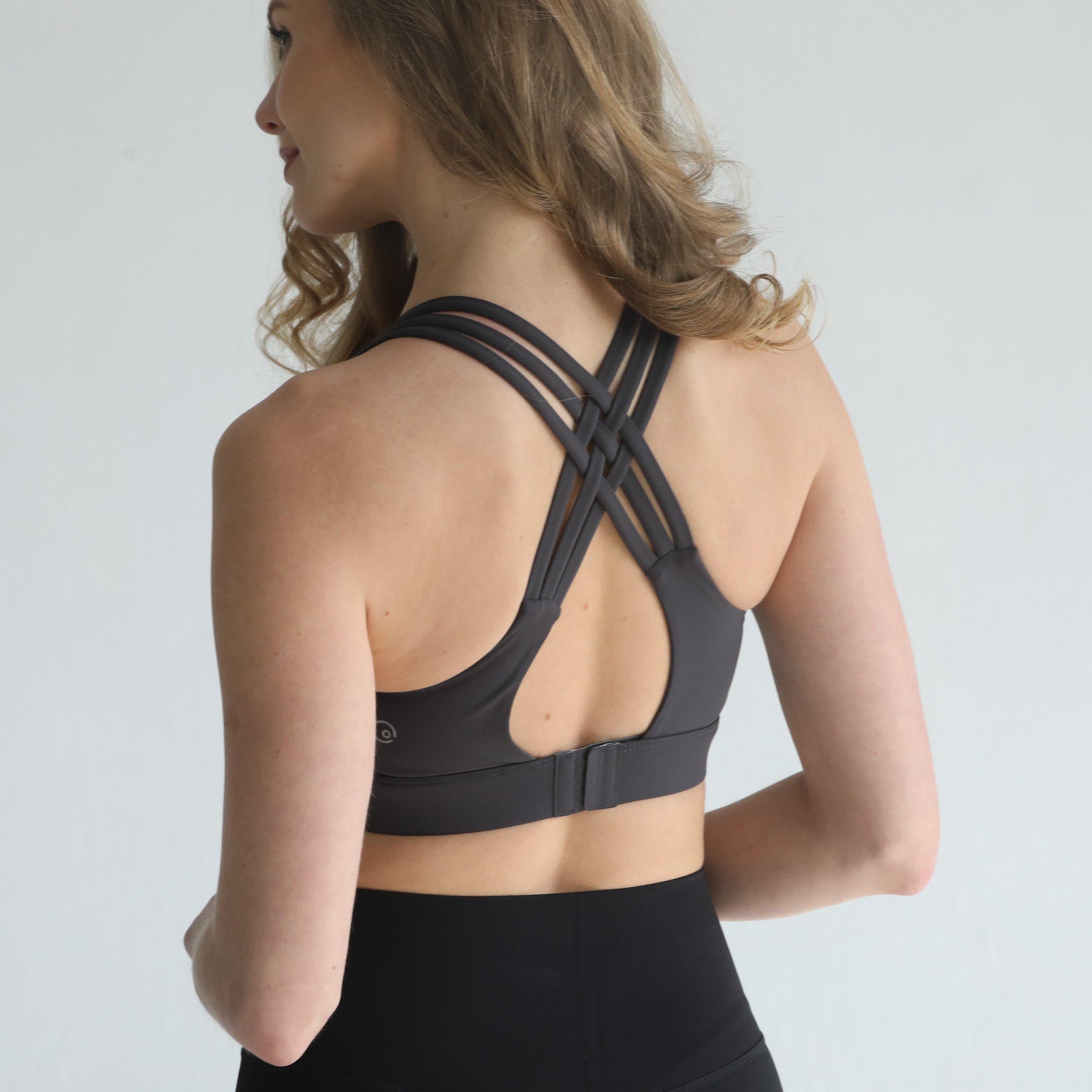 ChloƩ 4 Running Nursing & Pumping Sports Bra (steel Slate)