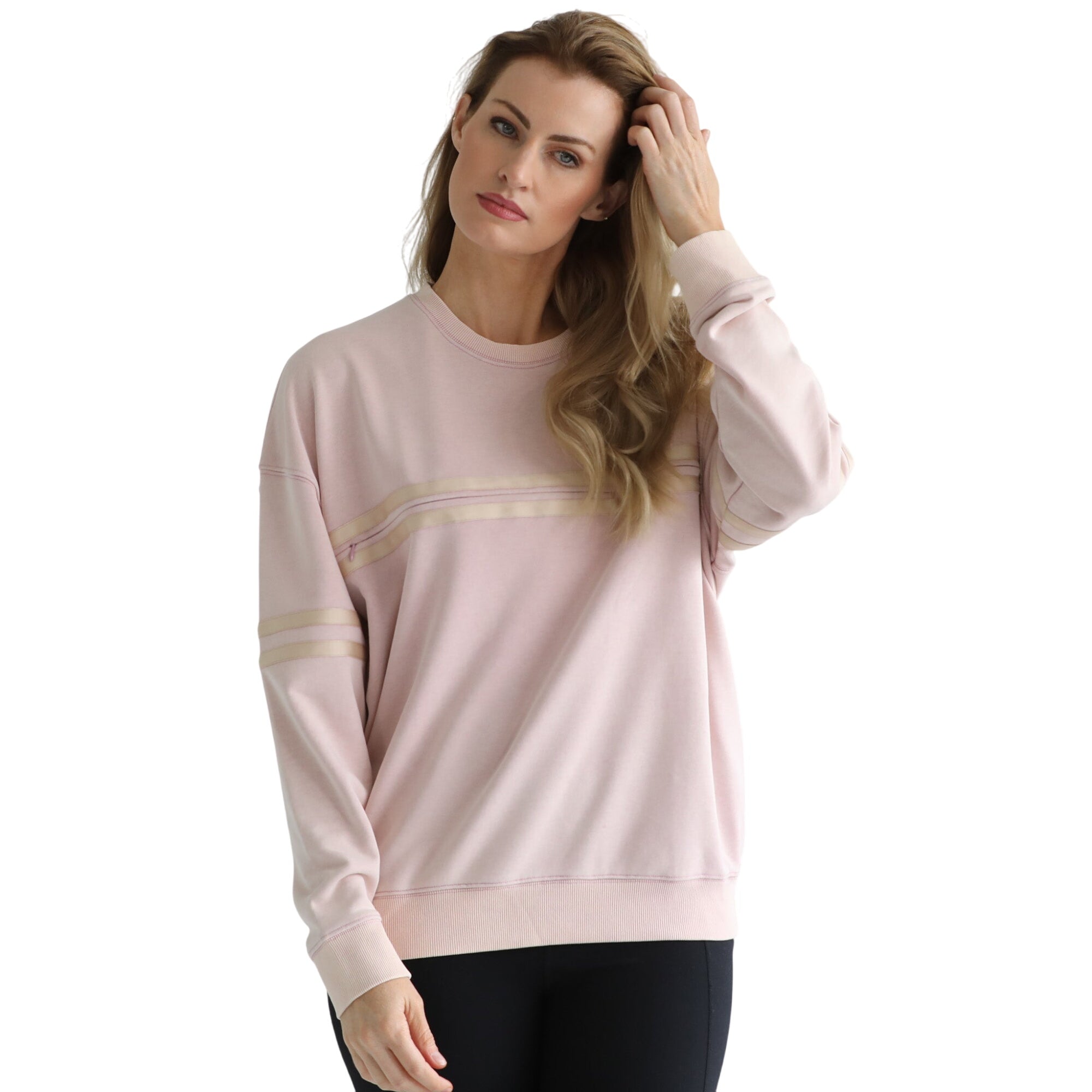 Celine Slouchy Nursing Pullover (faded Pedal)