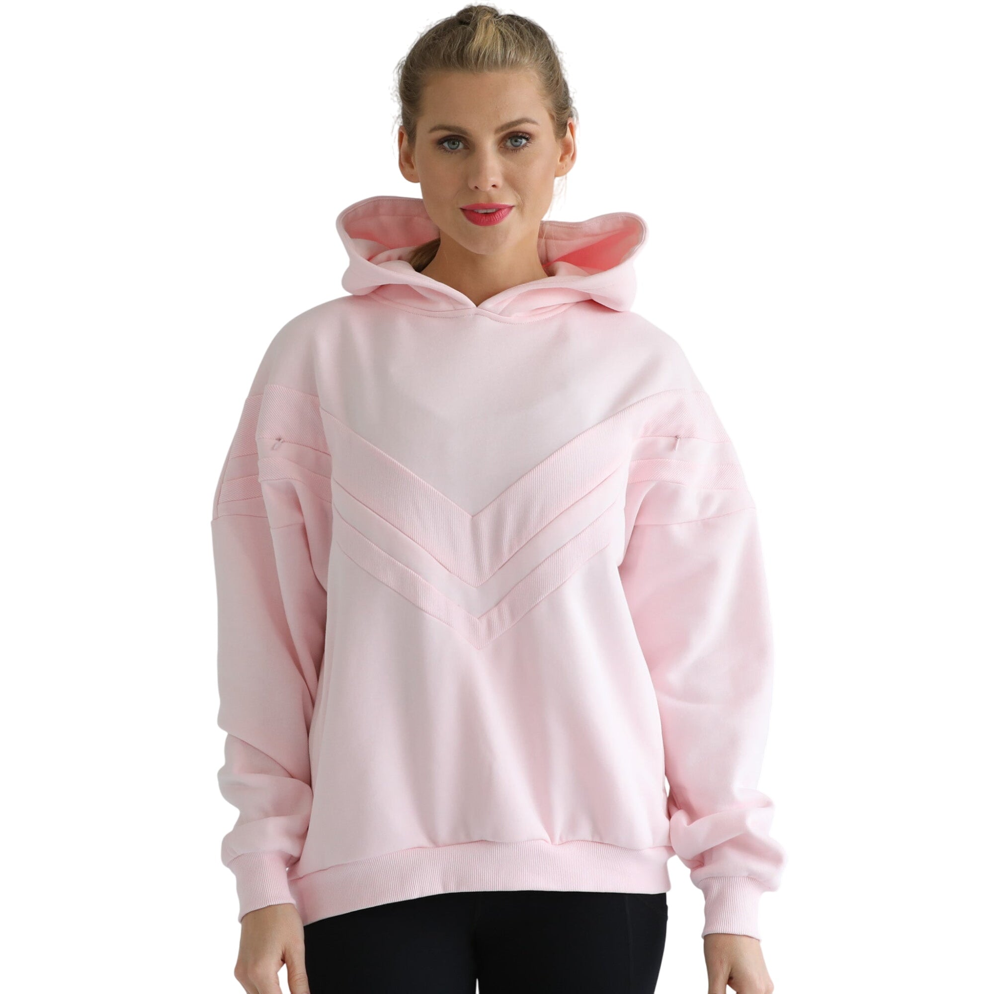Isabella Ultra Soft Oversized Nursing & Pregnancy Hoodie (pedal Blush)