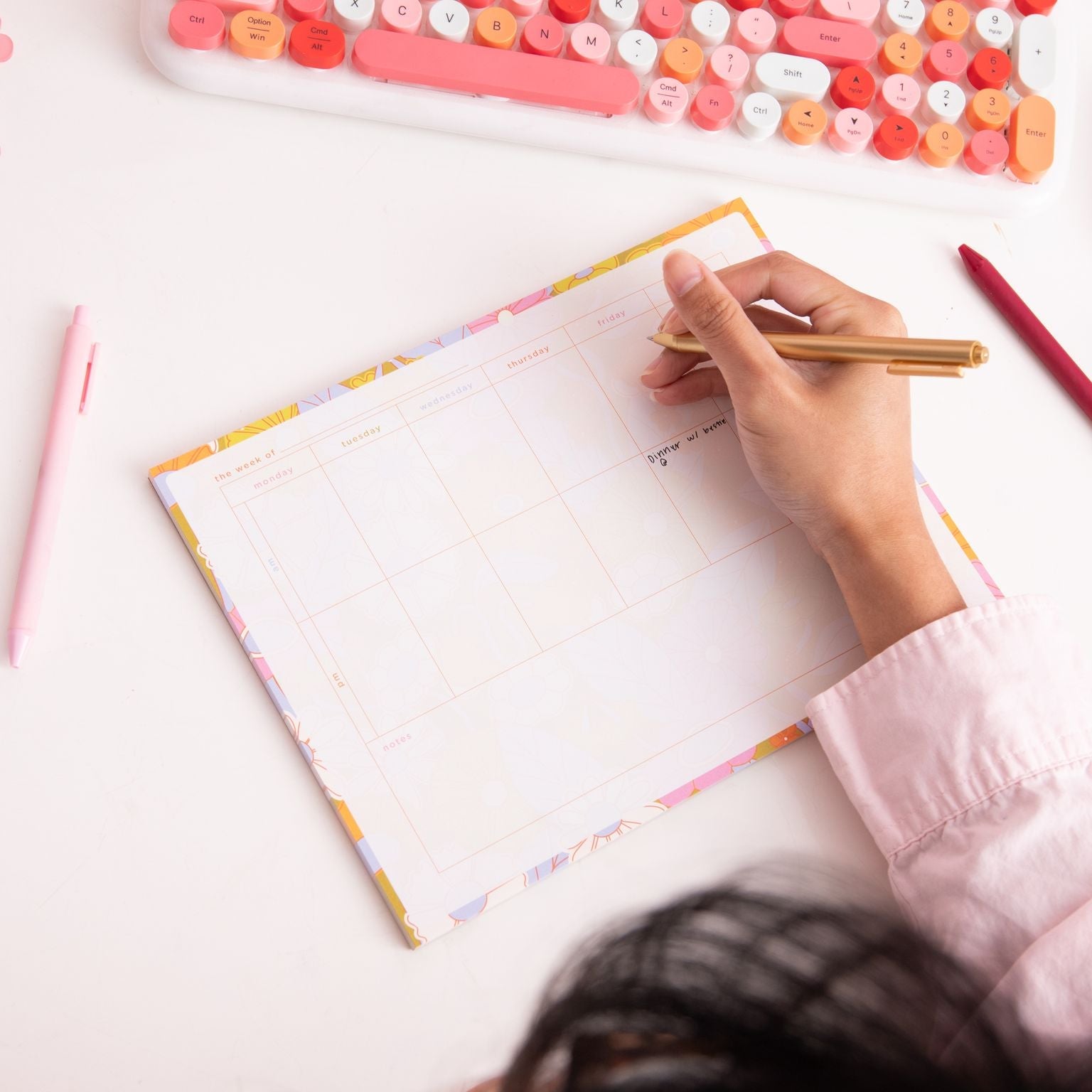 Gatherin Flower Tearaway Notepad Large