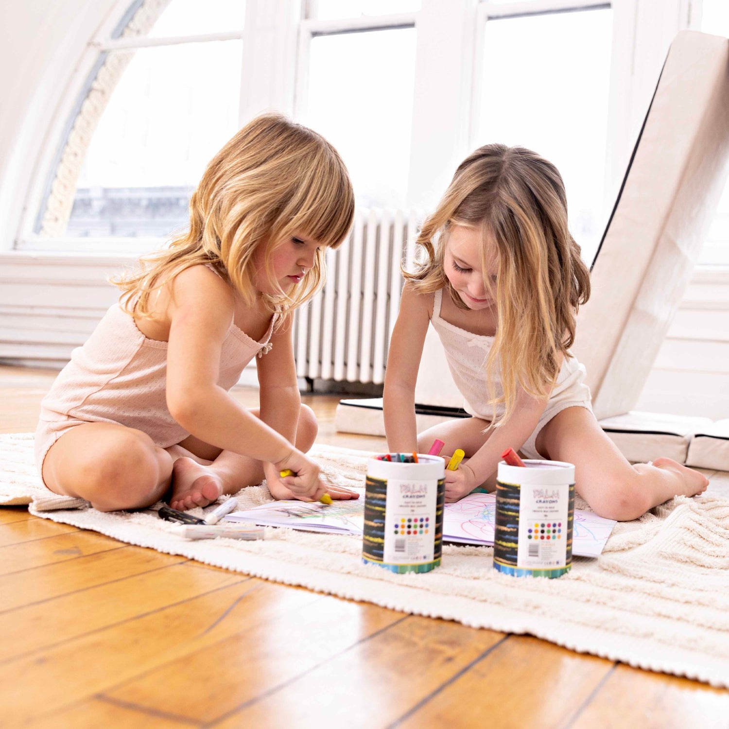 Pointelle White, Girl (2 Sets)