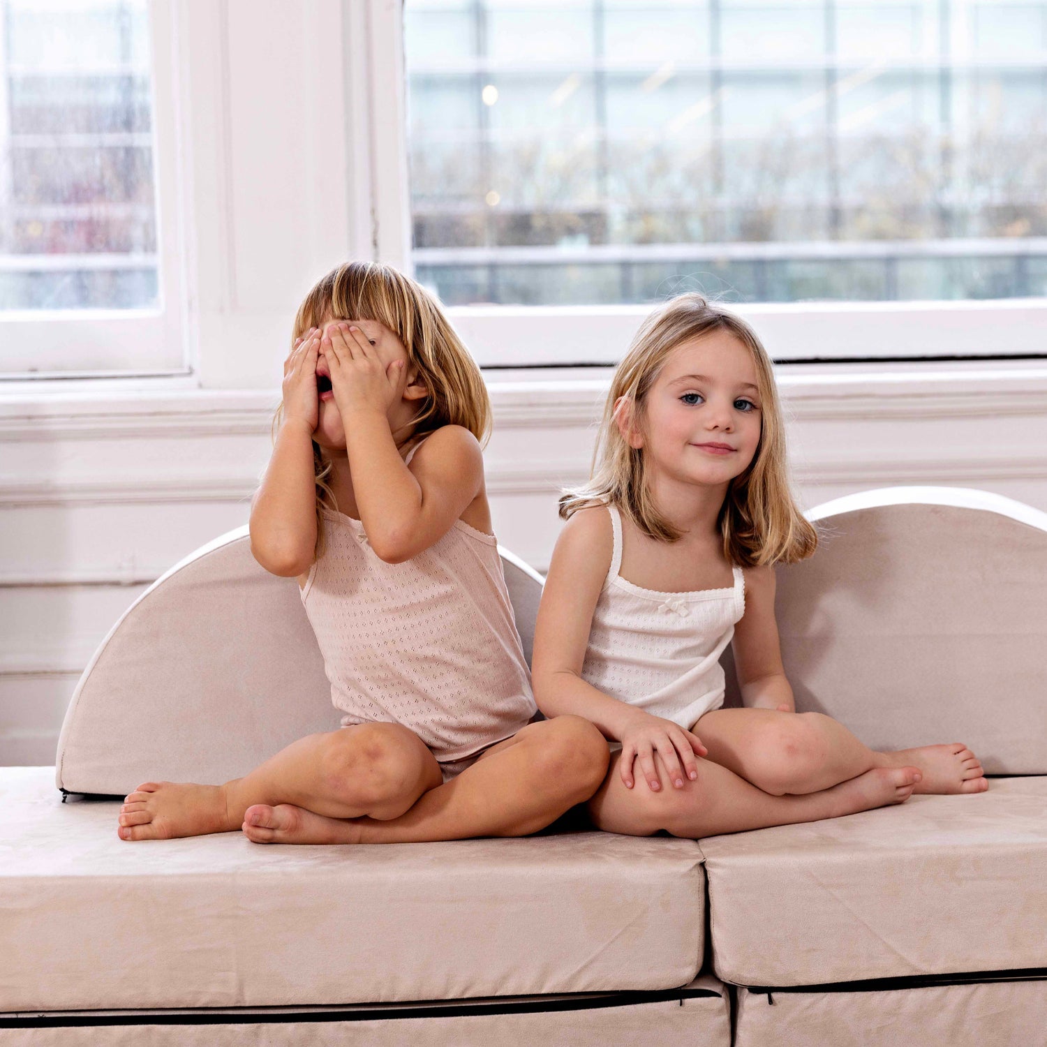 Pointelle Mauve + White (2 Sets)