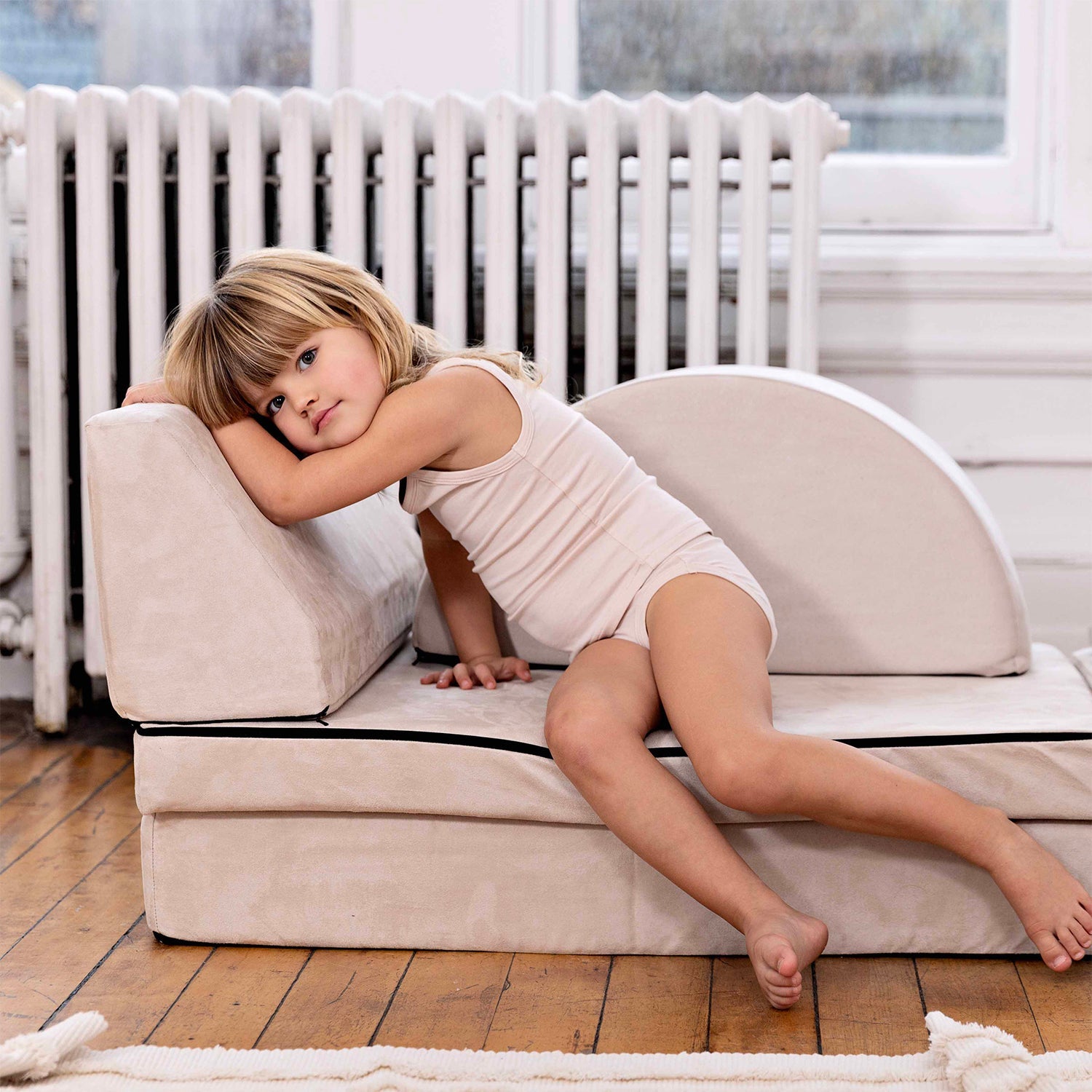 Bamboo Cotton Mauve + White (2 Sets)