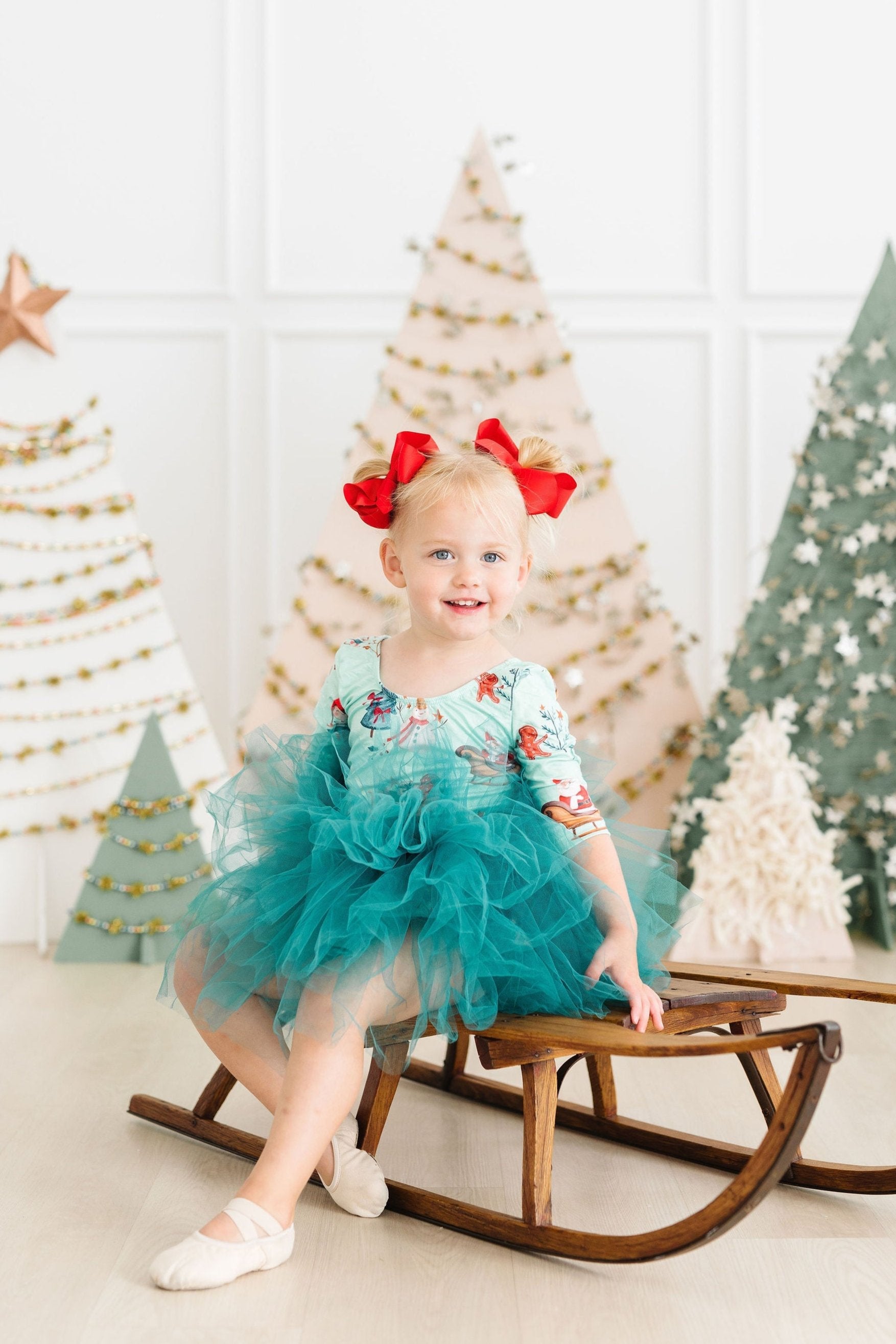 Believe In Your Elf 3/4 Tutu Leotard