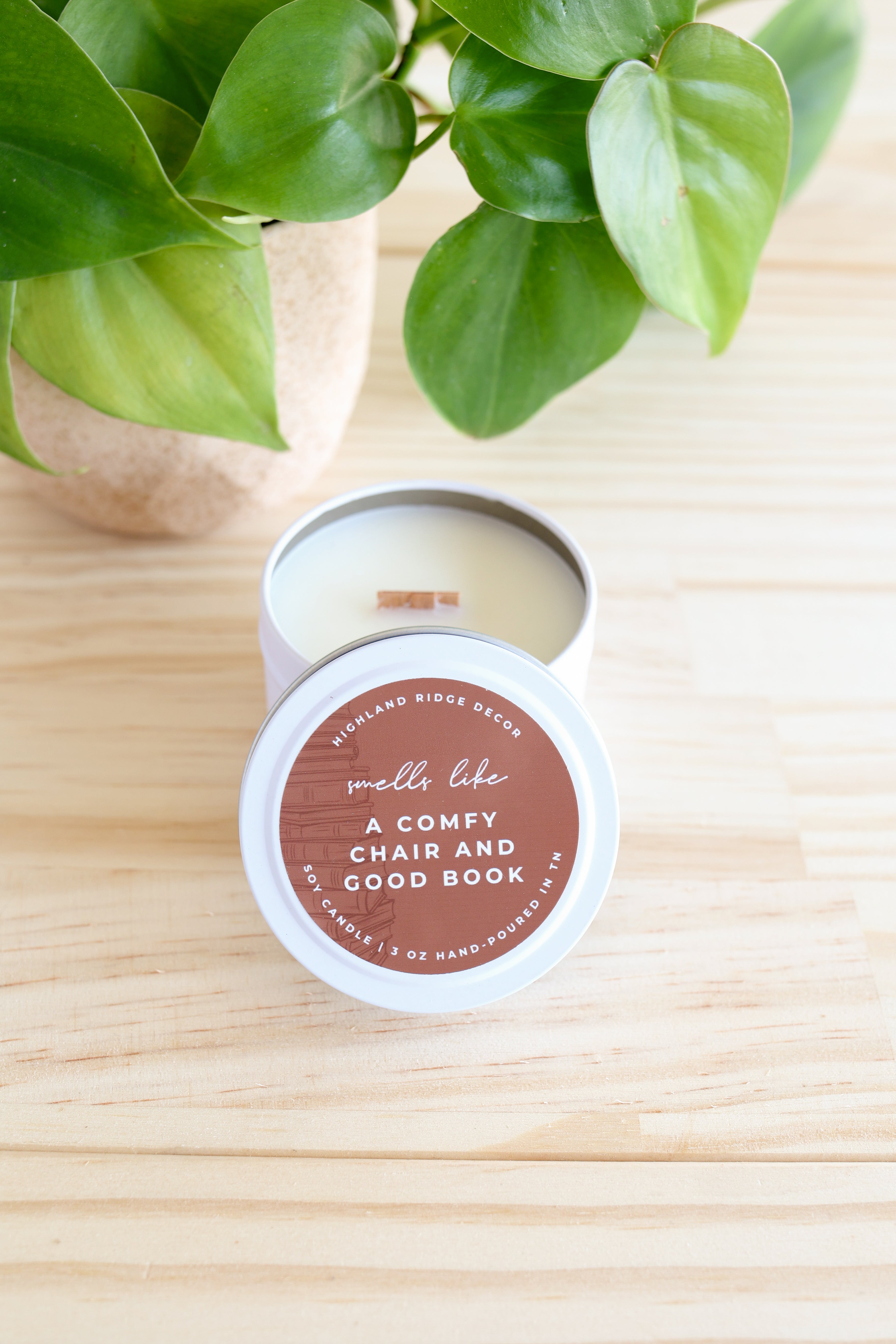 A Comfy Chair And Good Book Candle