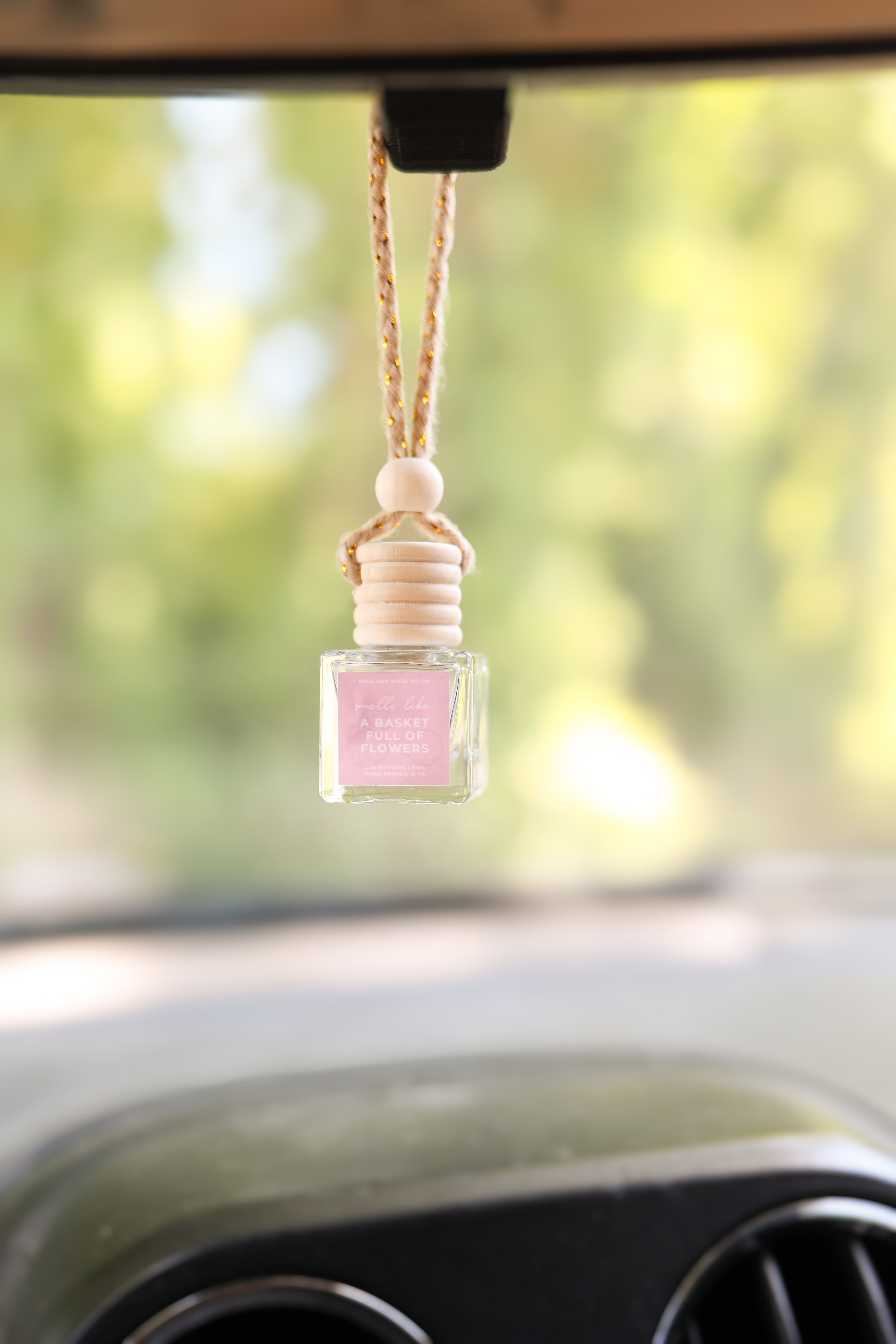 A Basket Full Of Flowers Car Diffuser