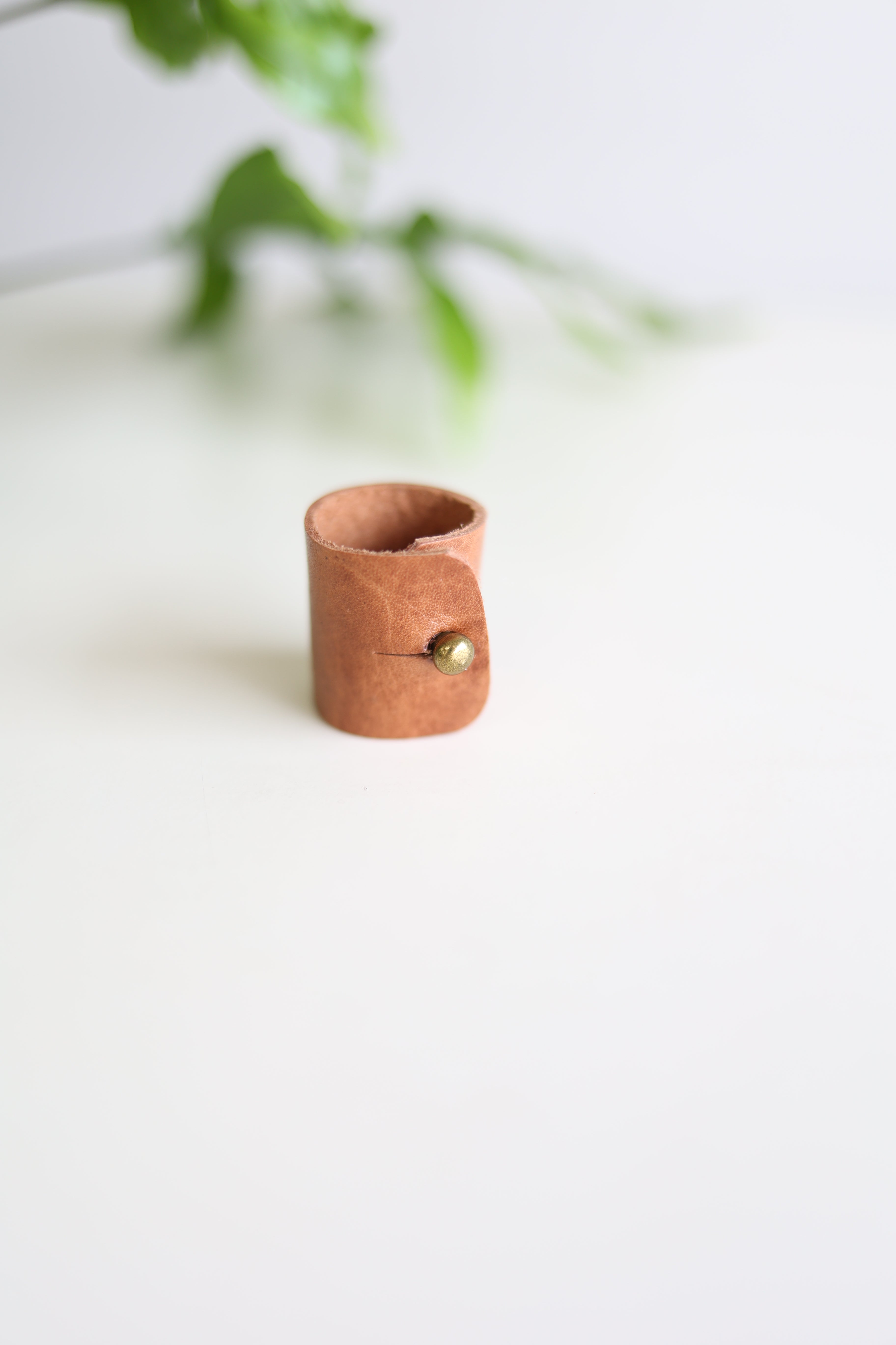 Leather Cord Keepers - Set Of 3