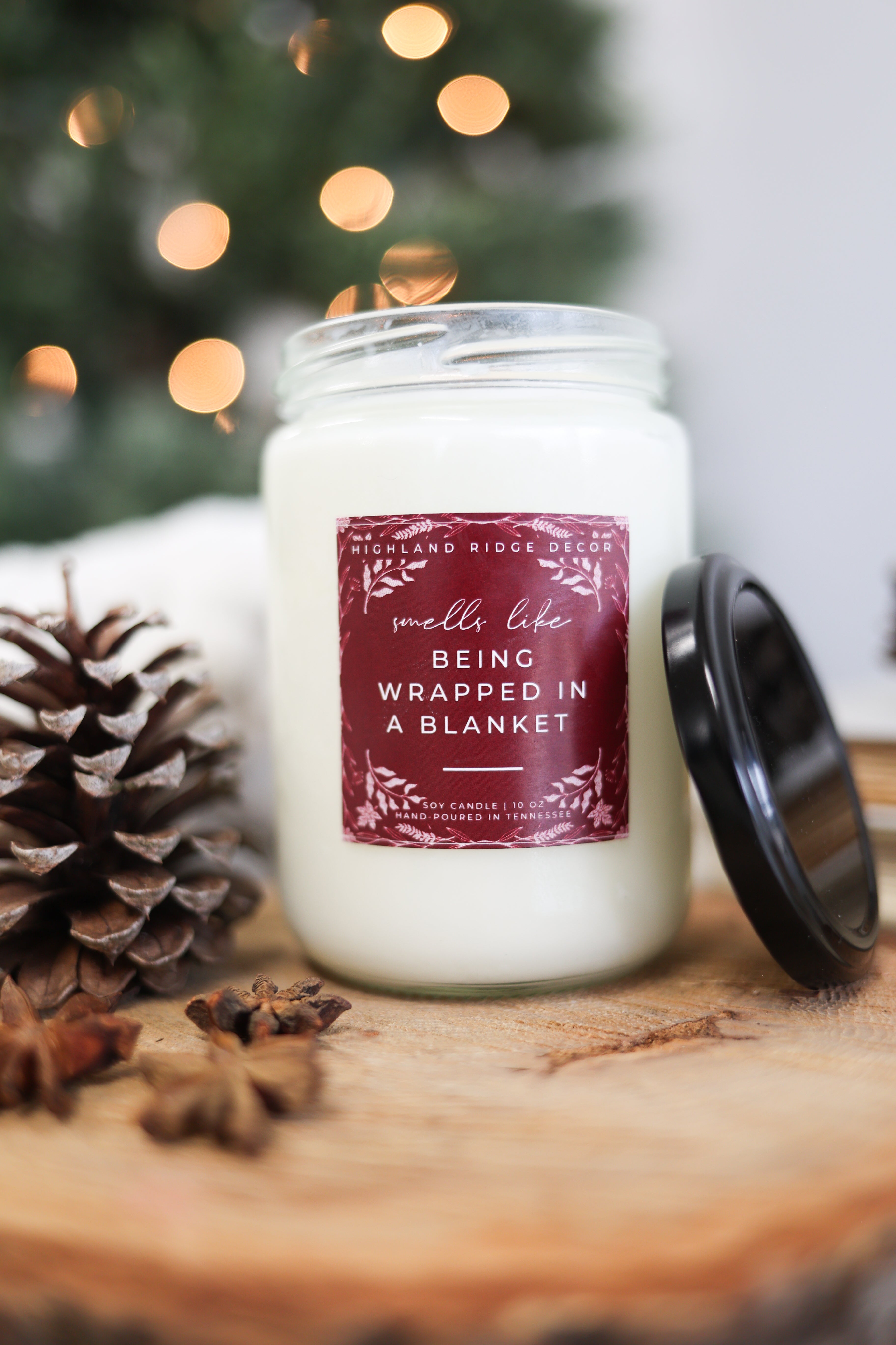 "being Wrapped In A Blanket" Candle