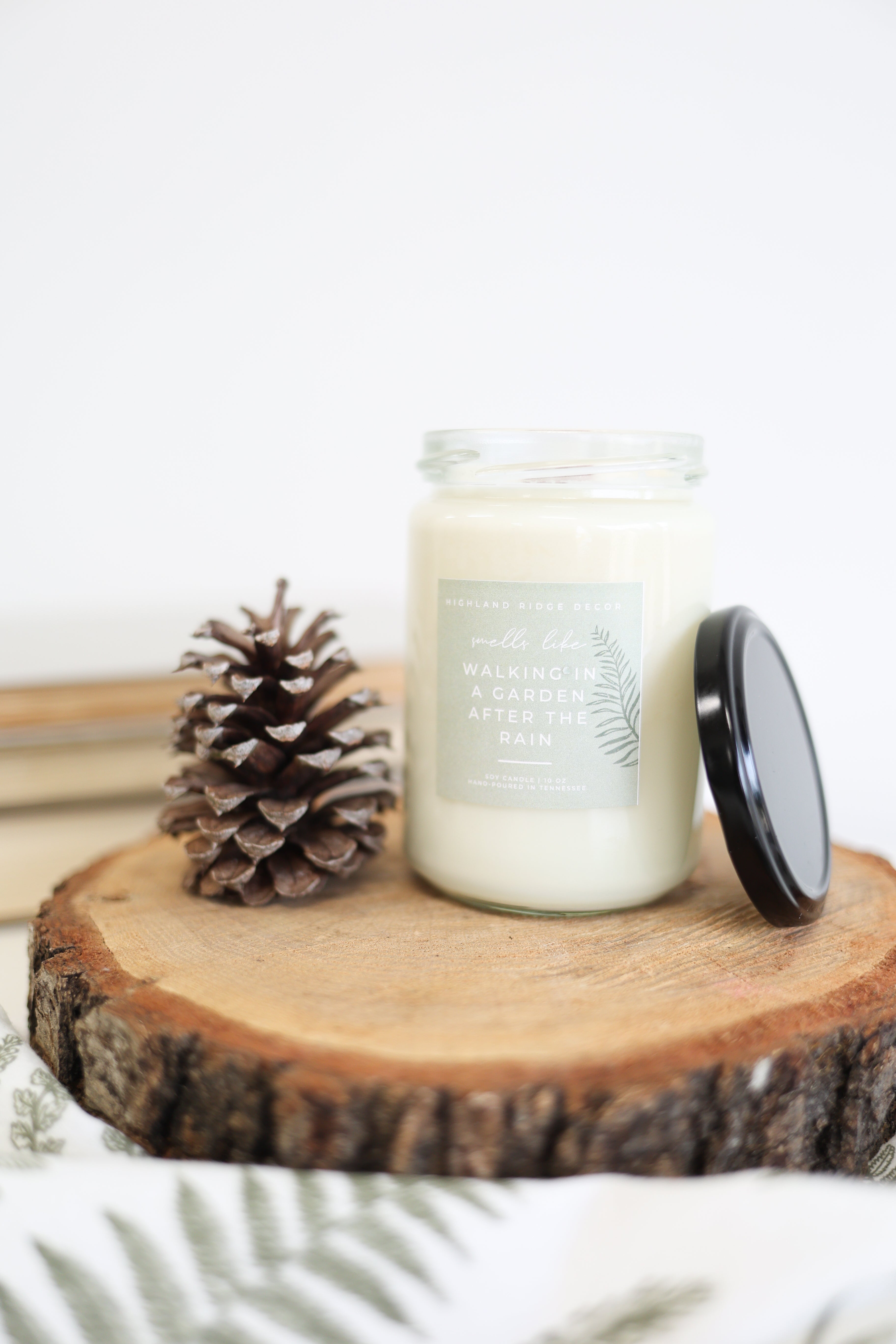 "walking In A Garden After The Rain" Candle