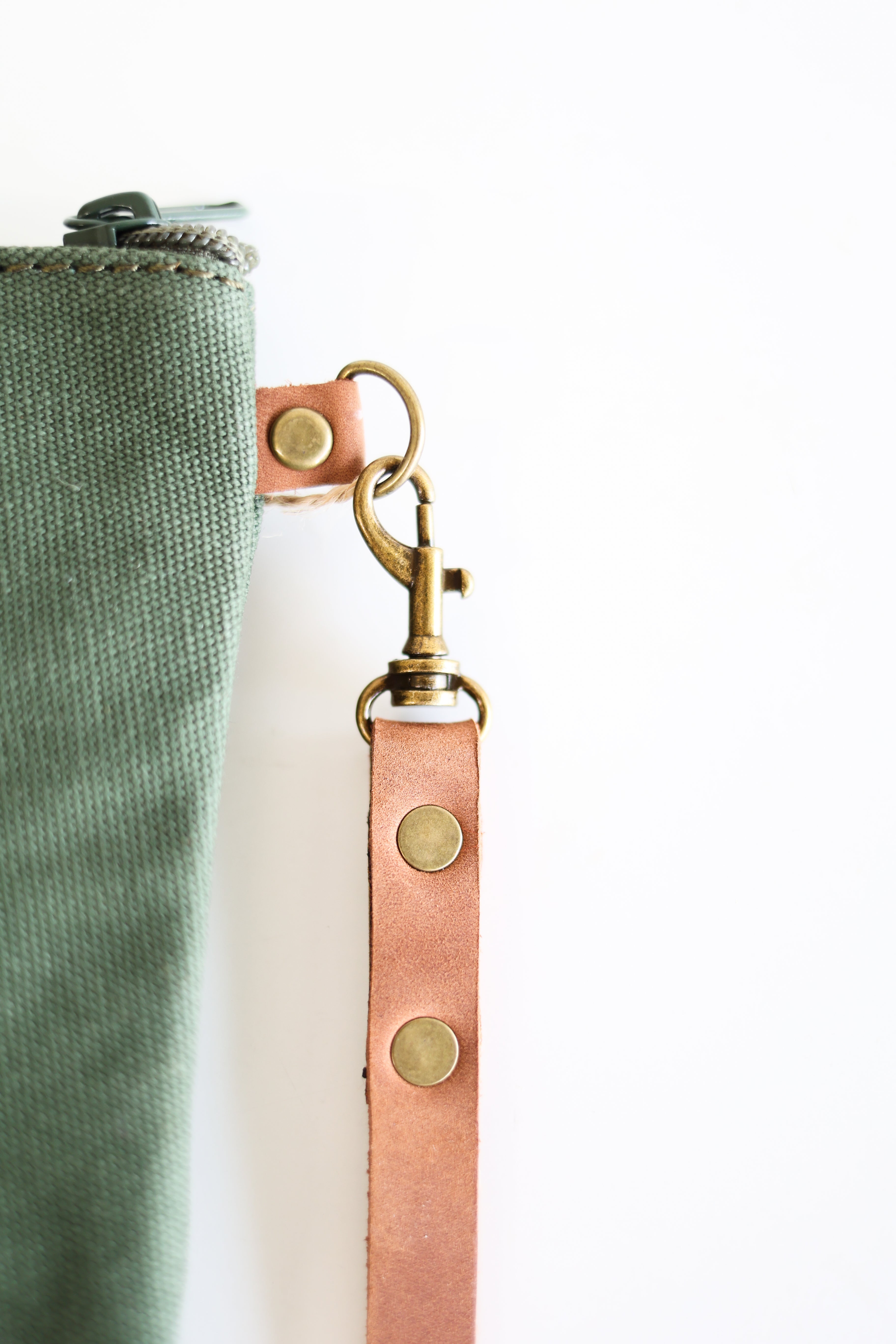 Canvas Clutch/zippered Pouch