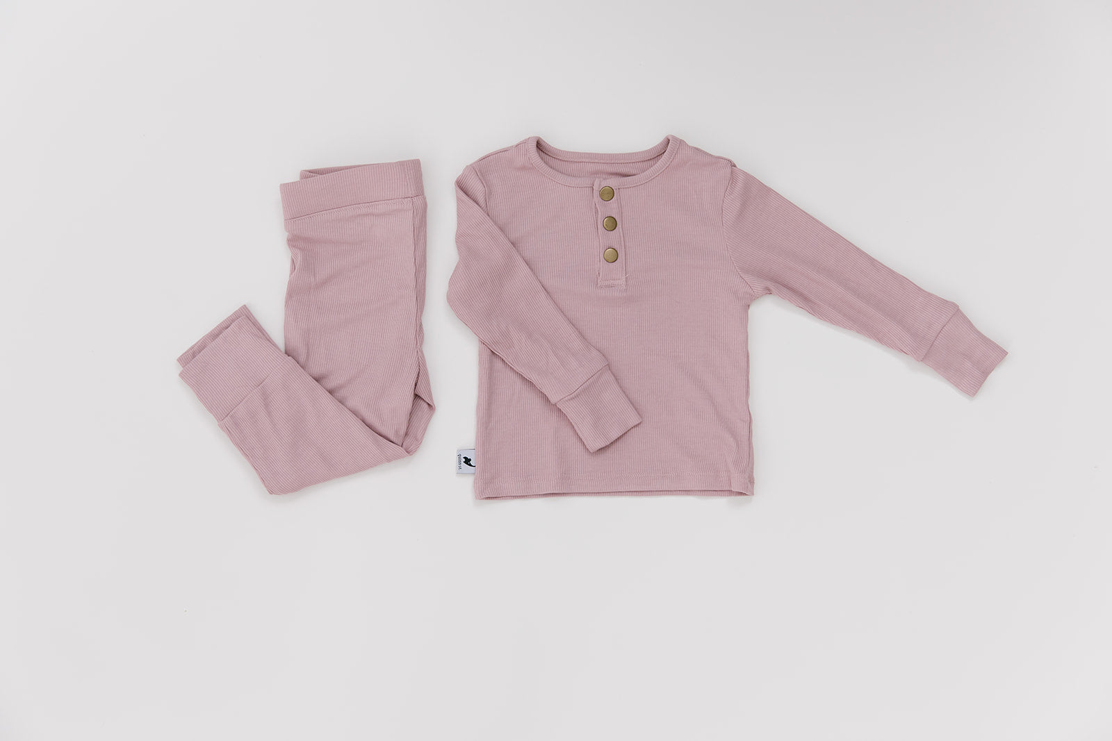 Blush Ribbed Two-piece Set