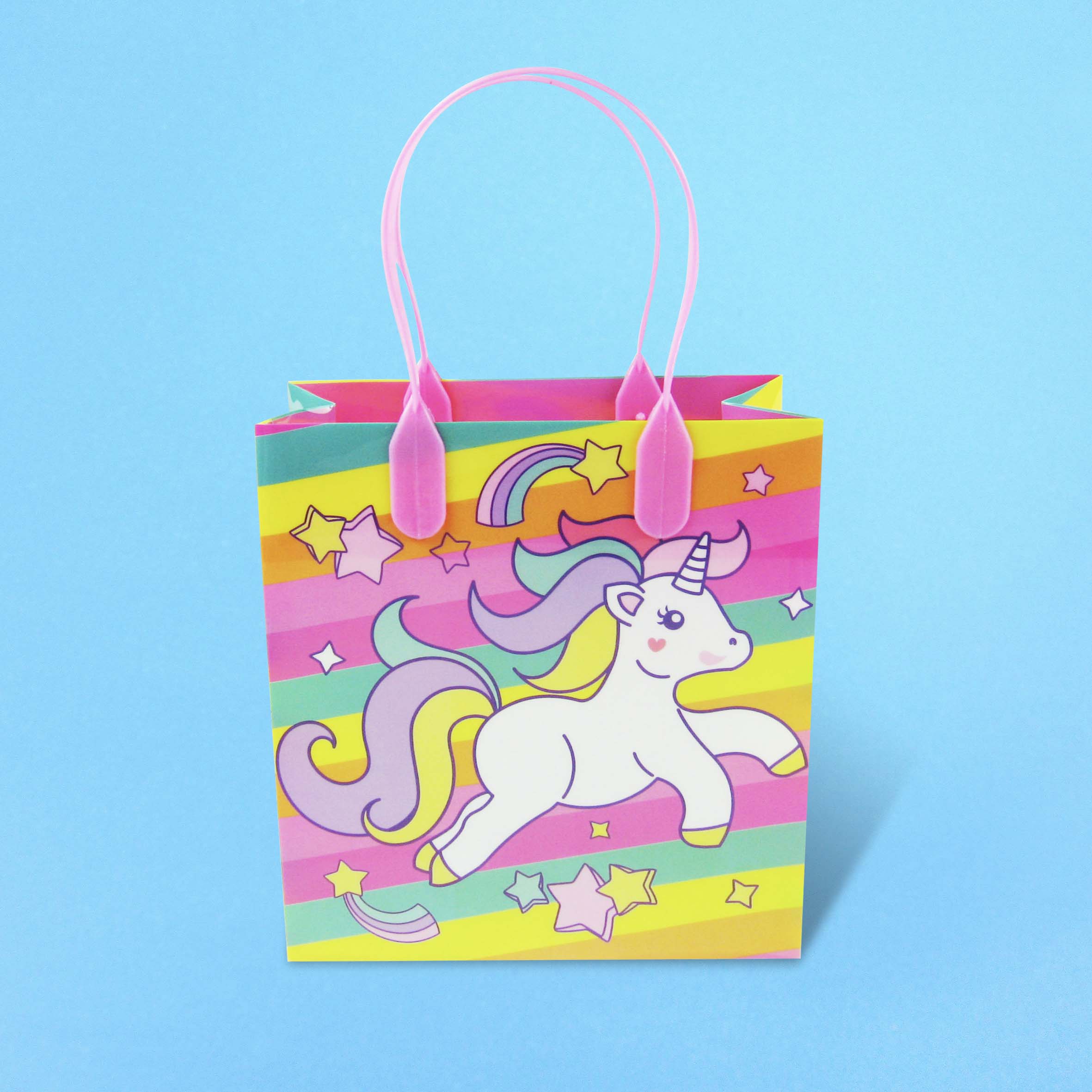Unicorn Party Favor Bags Treat Bags - Set Of 6 Or 12