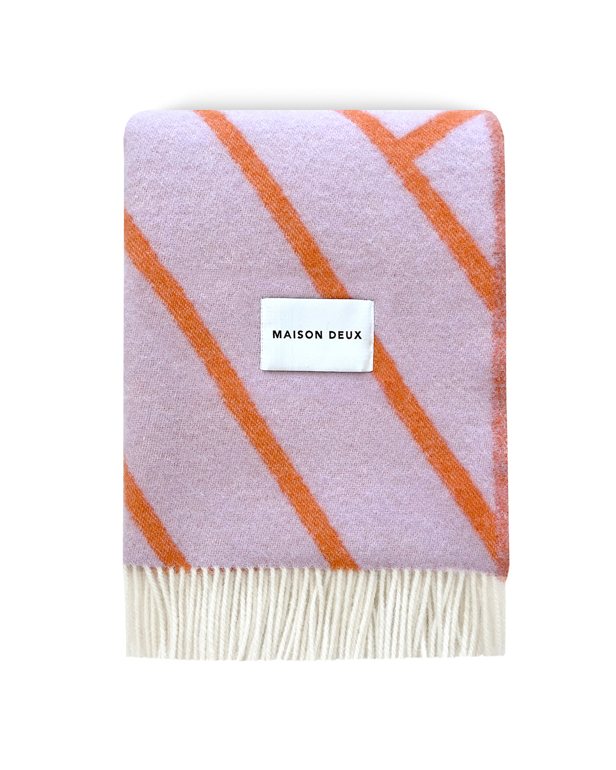 Blanket Lines Lilac / Orange 4.25 X 6.5 Ft