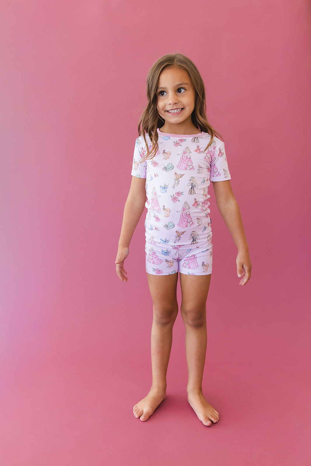 Rose - Biker Short Set