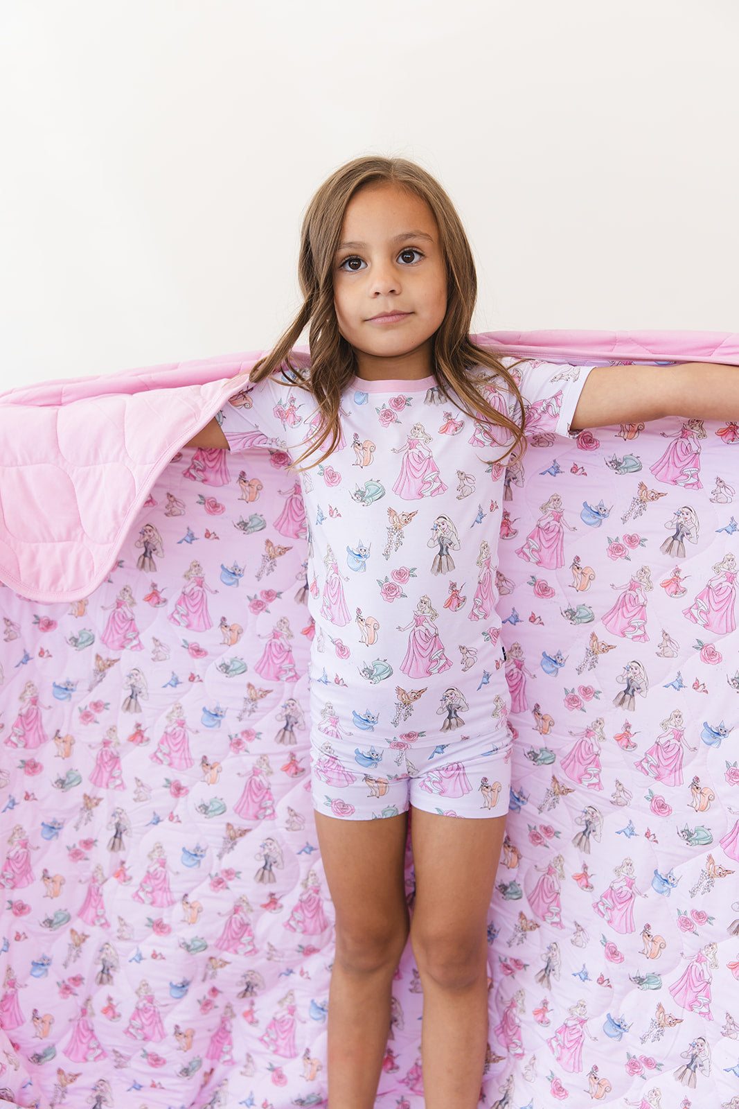 Rose - Biker Short Set