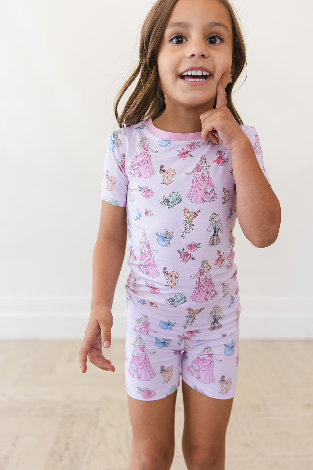 Rose - Biker Short Set