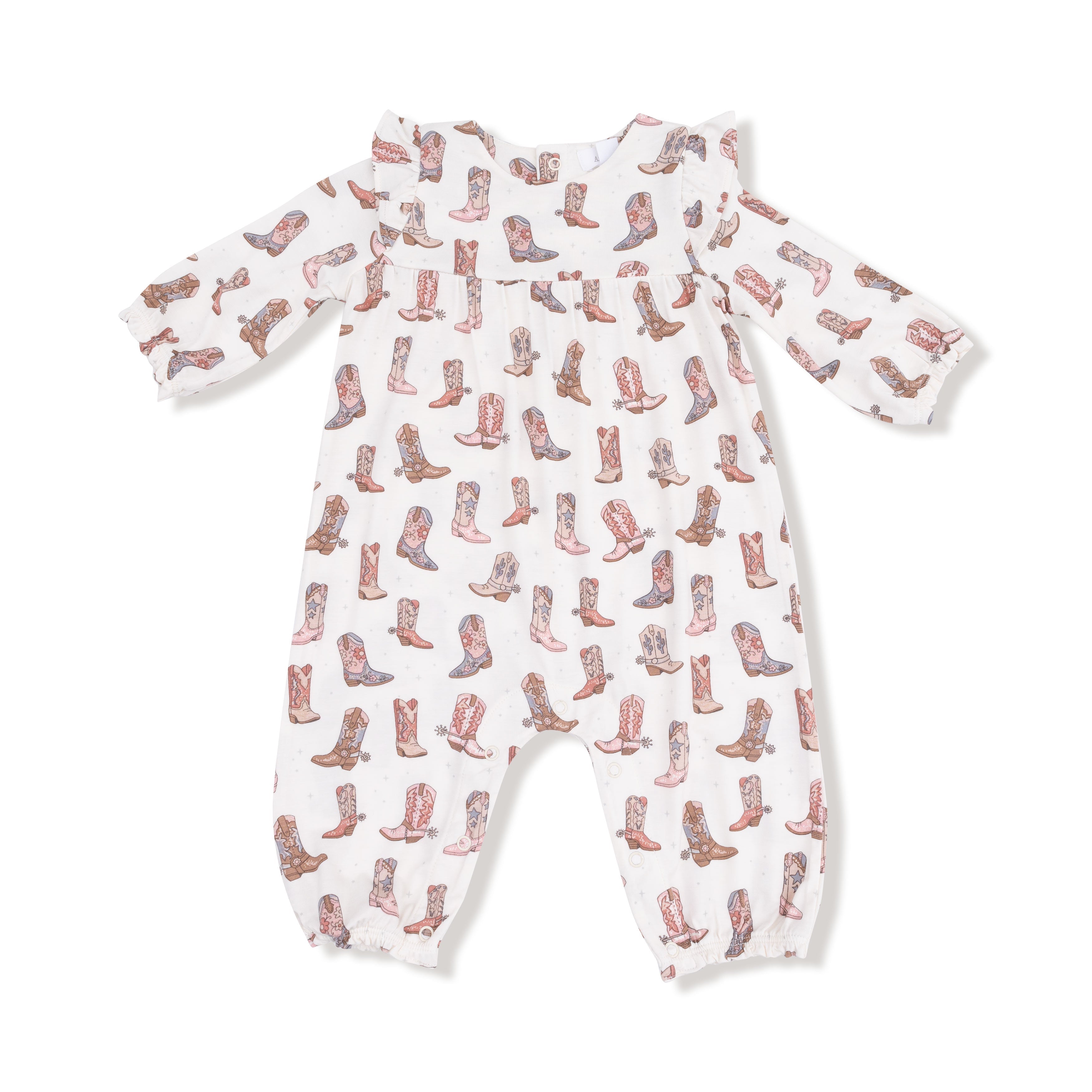 Ruffle Sleeve Romper