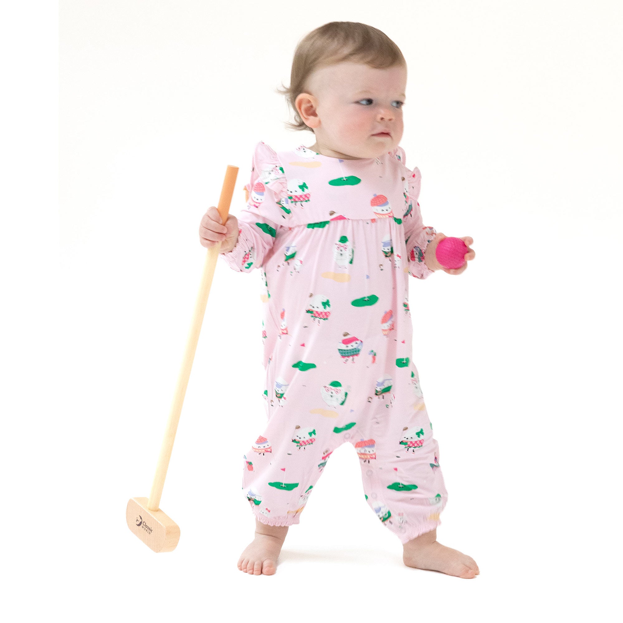 Ruffle Sleeve Romper